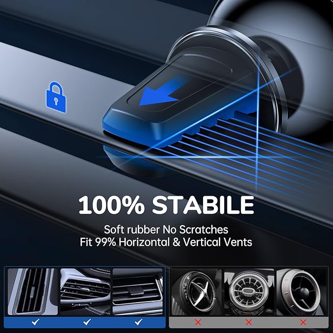 360° Rotatable Magnetic Car Phone Mount