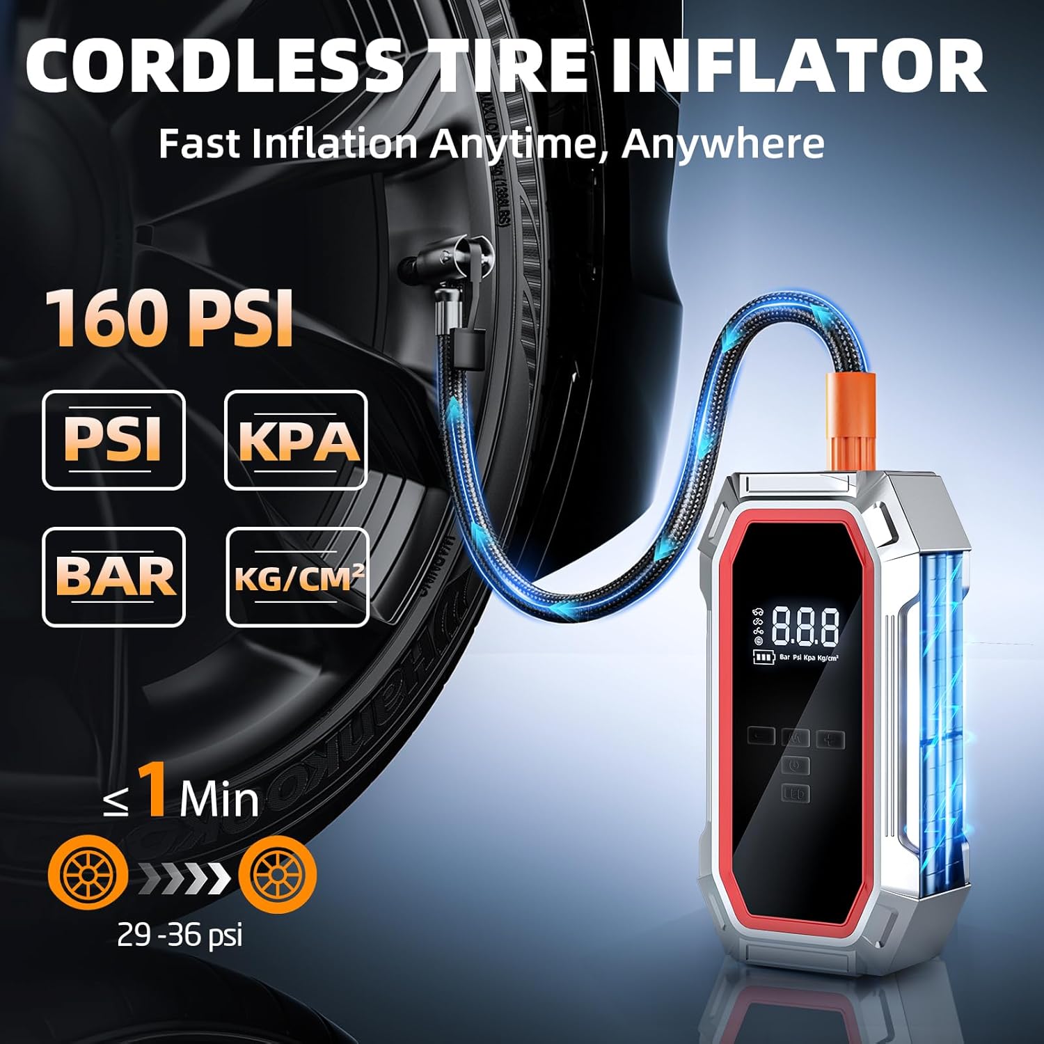 Jump Starter with Air Compressor