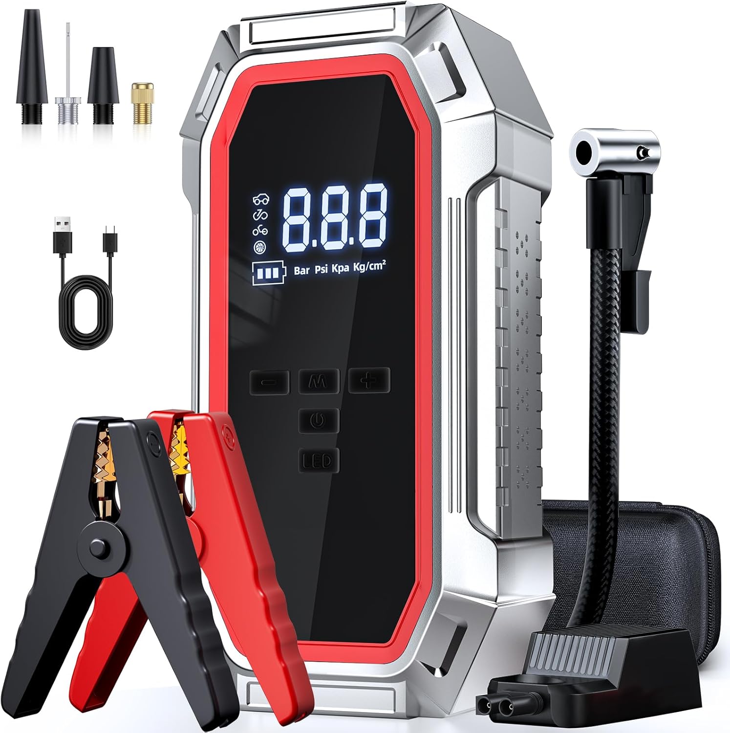 Jump Starter with Air Compressor