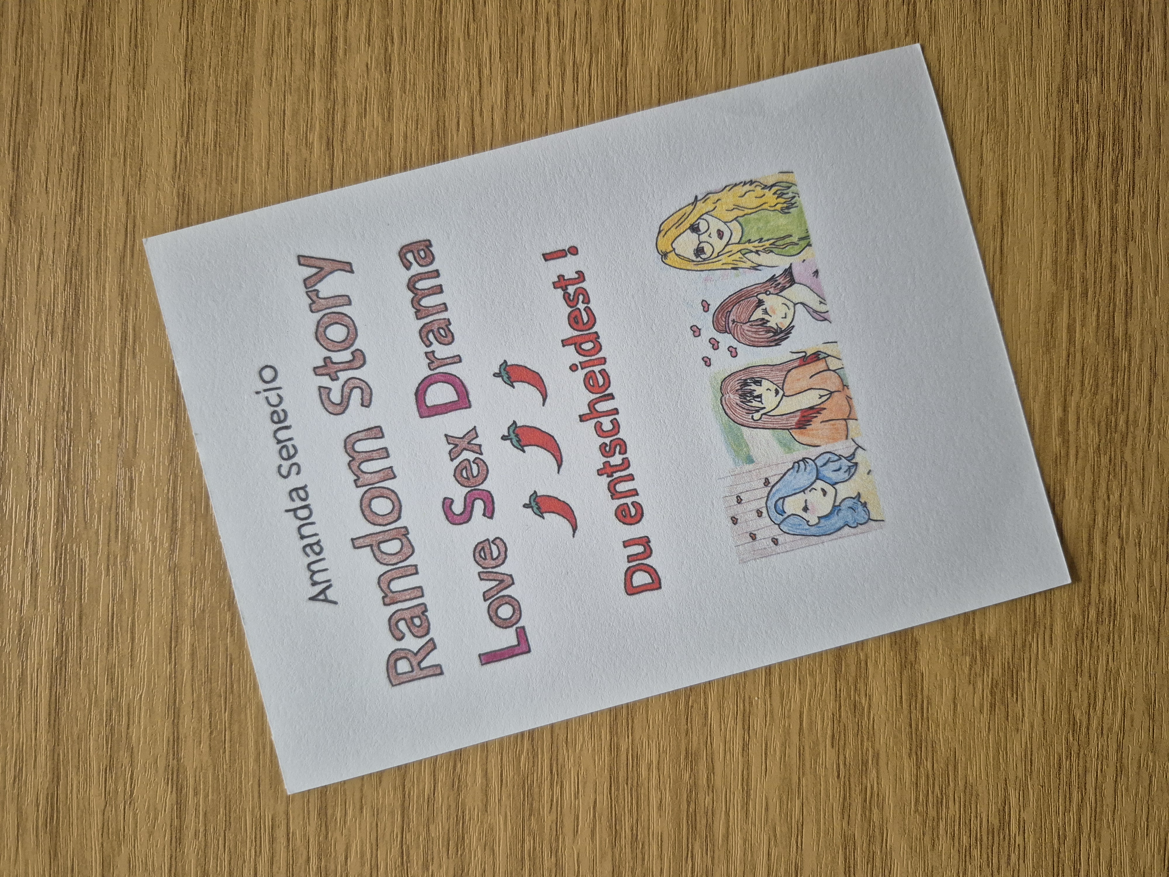 Postkarte "Random Story L. S. D. I"