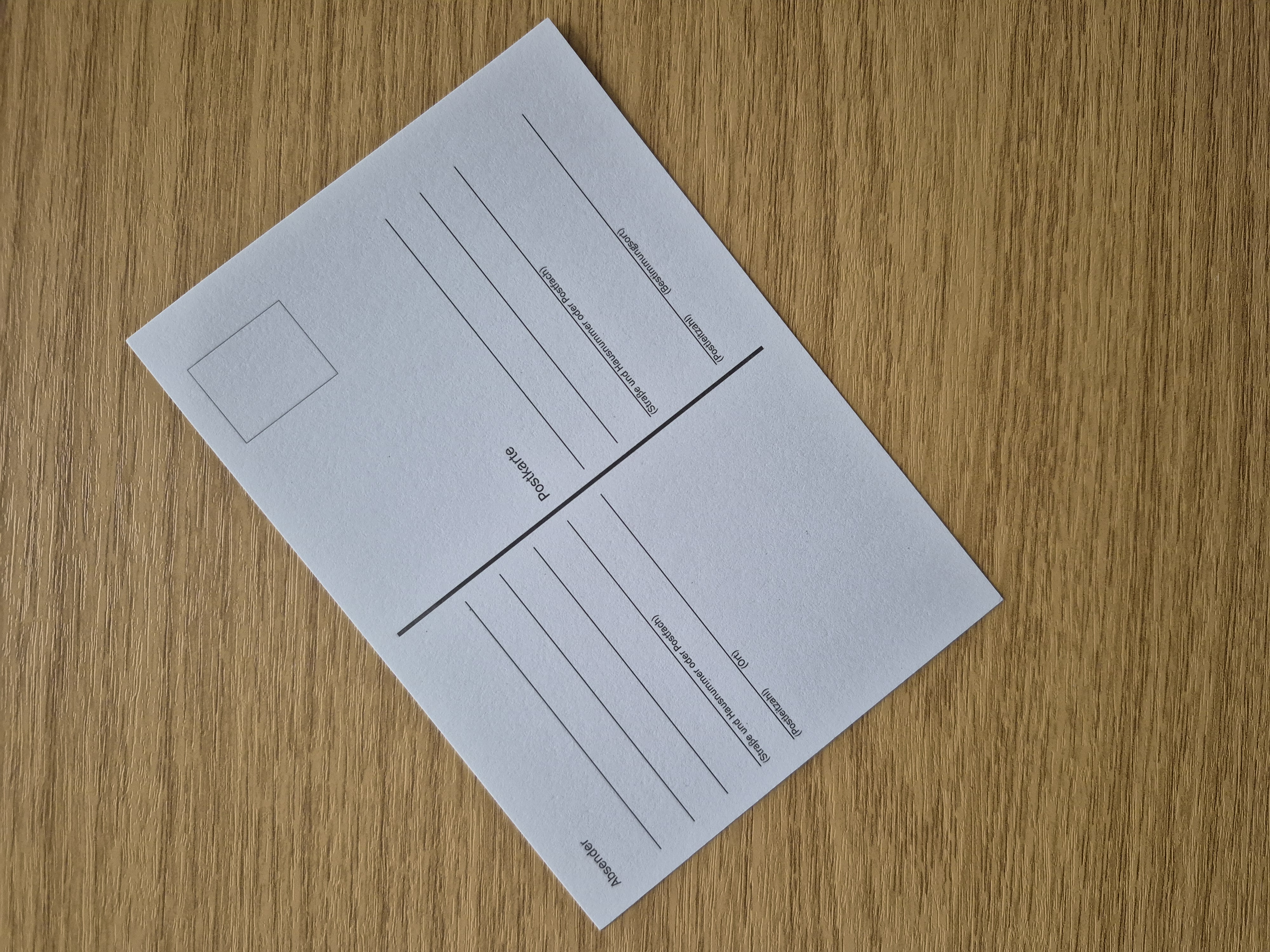 Postkarte "Random Story L. S. D. I"