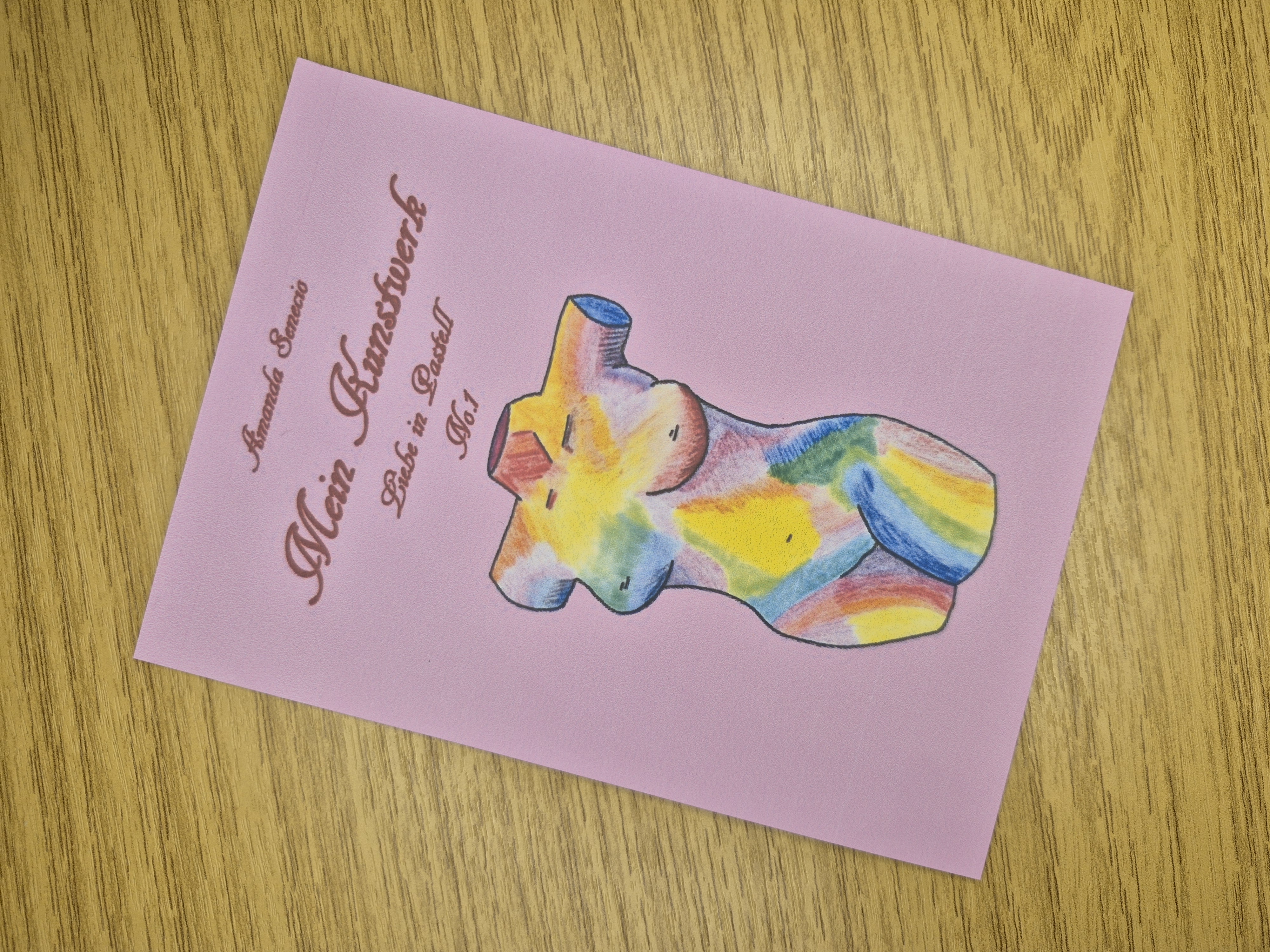 Postkarte "Mein Kunstwerk No.1"