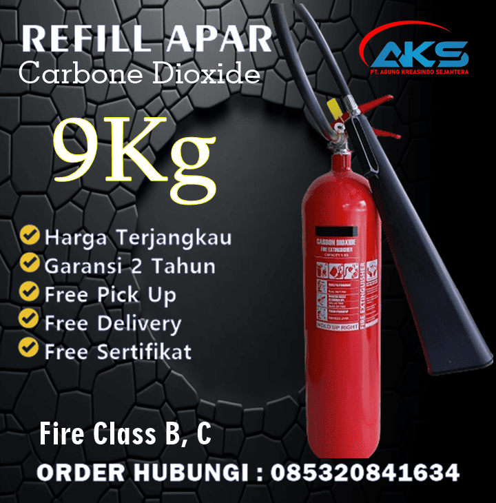 Refill APAR Carbone Dioxide 9Kg