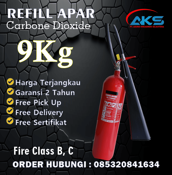 Refill APAR Carbone Dioxide 9Kg