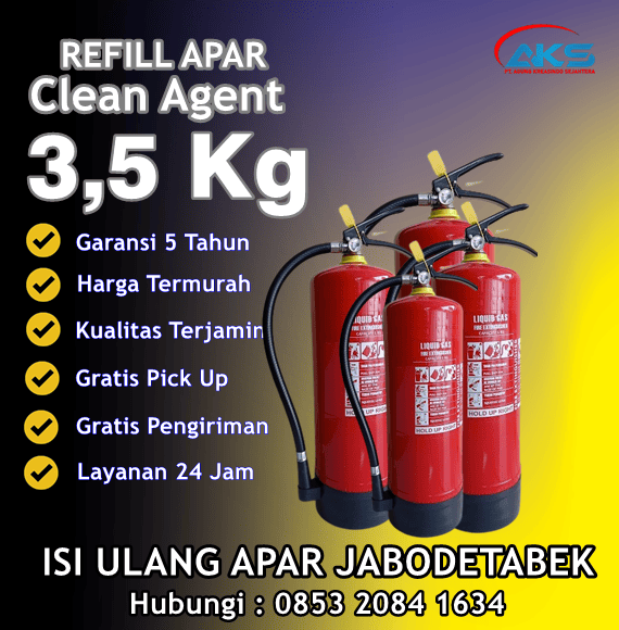 Refill APAR Clean Agent 3,5 Kg