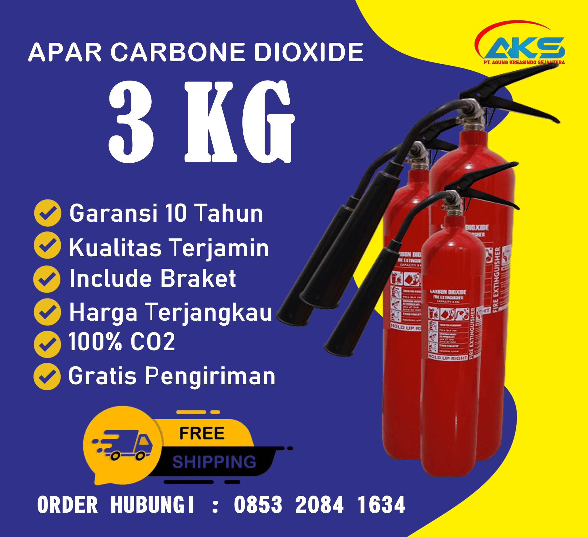 APAR Carbone Dioxide 3 KG