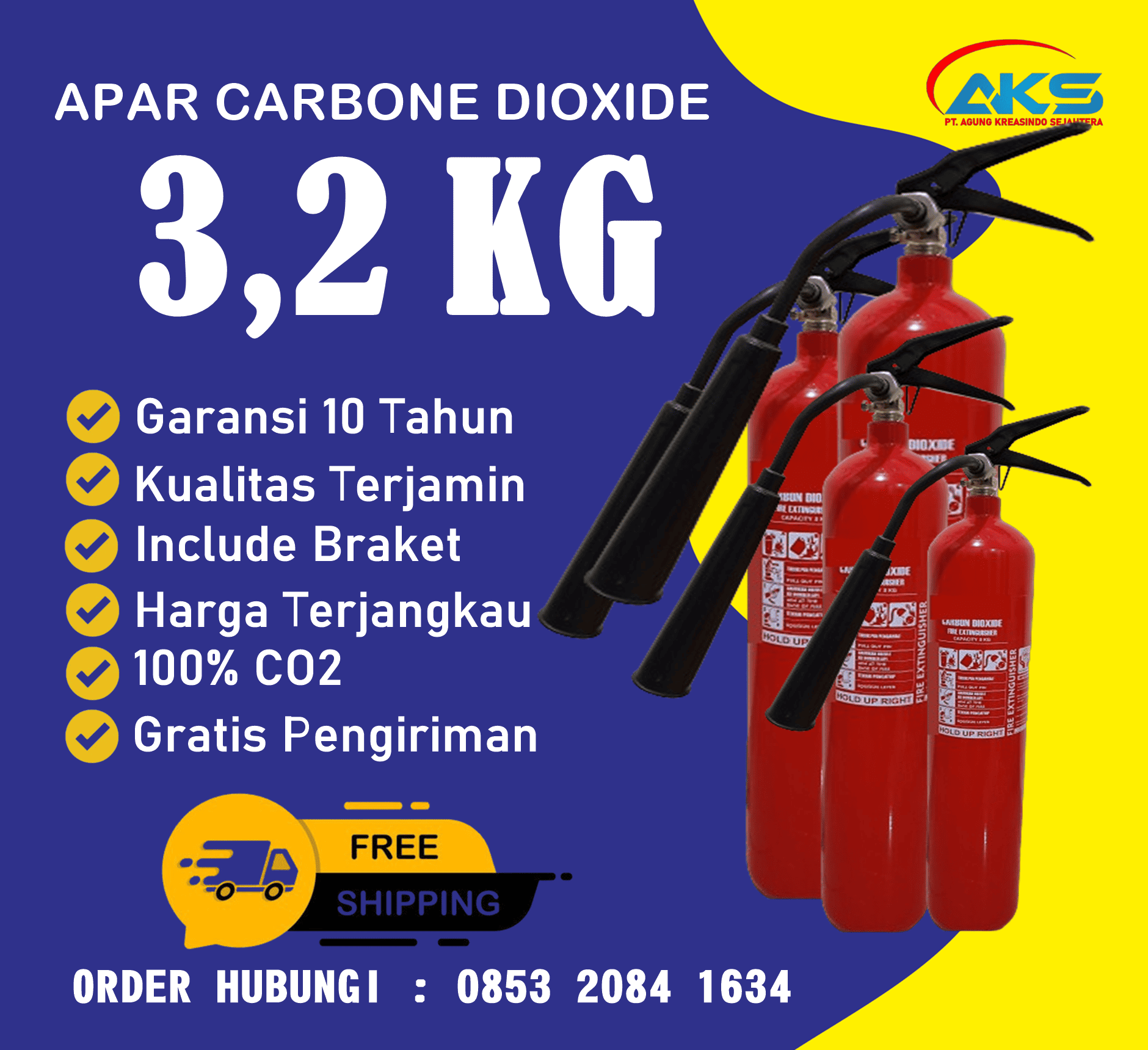 APAR Carbon Dioxide 3,2 KG