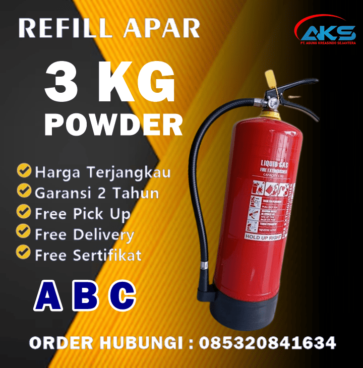 Refill APAR 3 KG Powder
