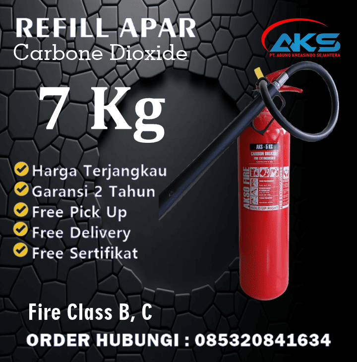 Refill APAR Karbon Dioksida 7 Kg