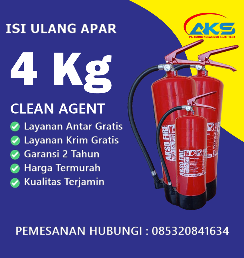 Isi Ulang APAR 4 Kg
