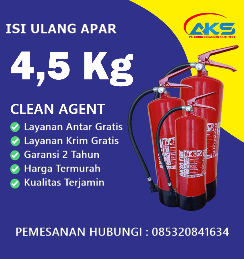 Isi Ulang APAR 4,5 Kg
