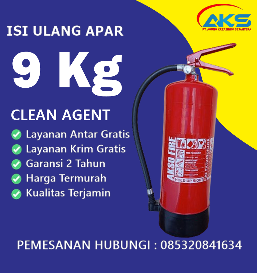 Isi Ulang APAR 9 Kg