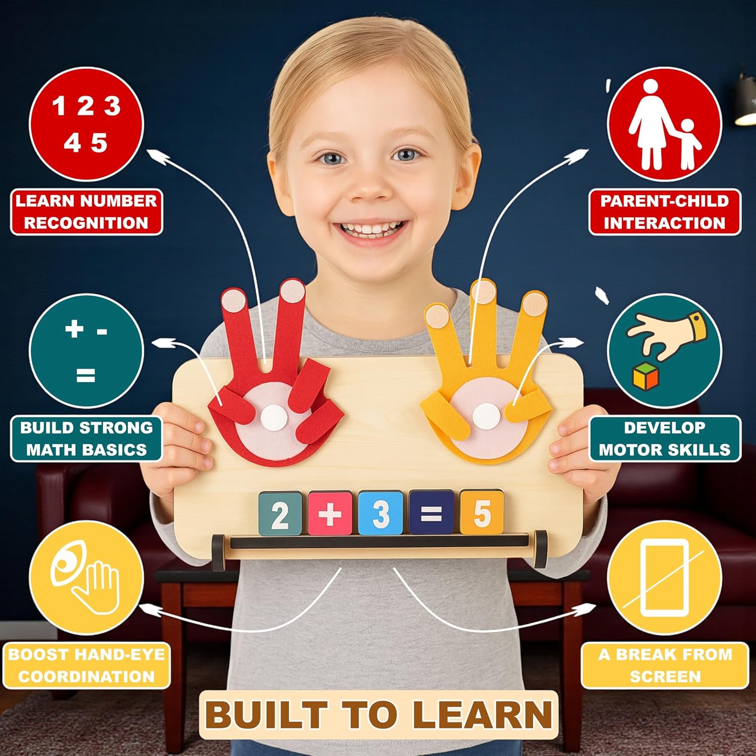 Educational Math Learning & Activity Toys for Kids 3-5 