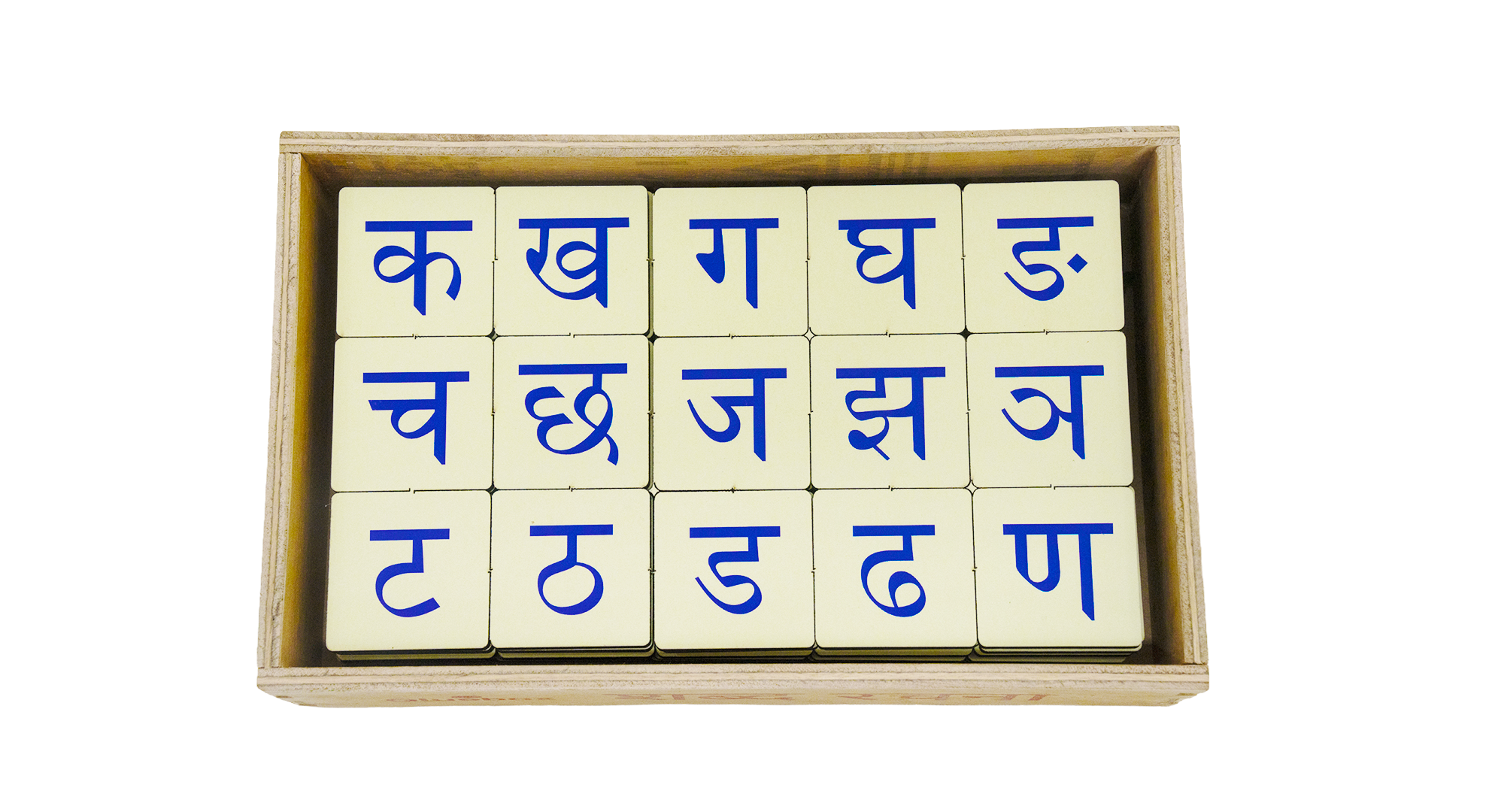 QlueBox Hindi Alphabet shabd Rachna Box  for 3+ Year Old Kids 