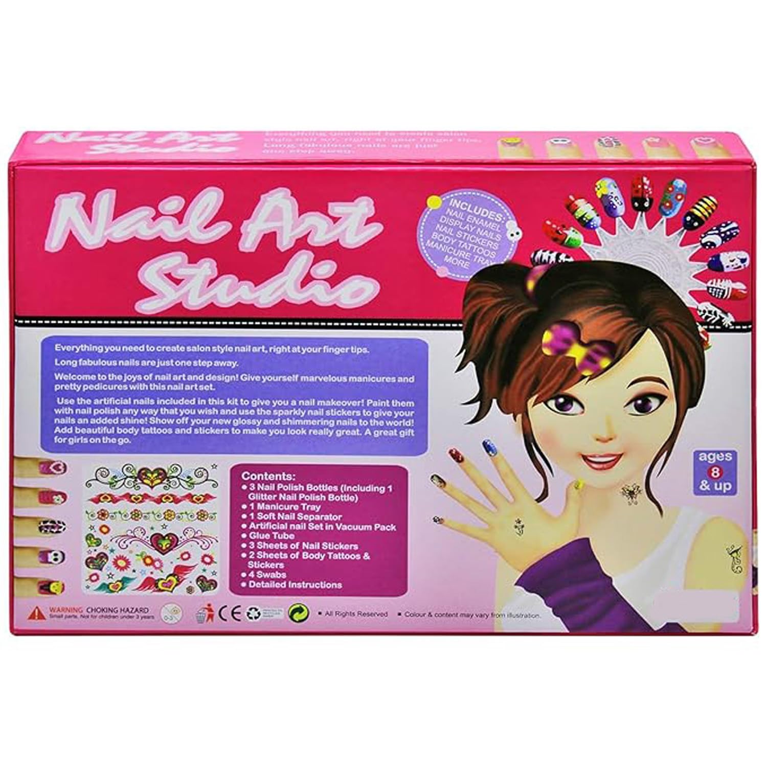 Nail Art Studio – Creative Nail Polish Kit for Girls