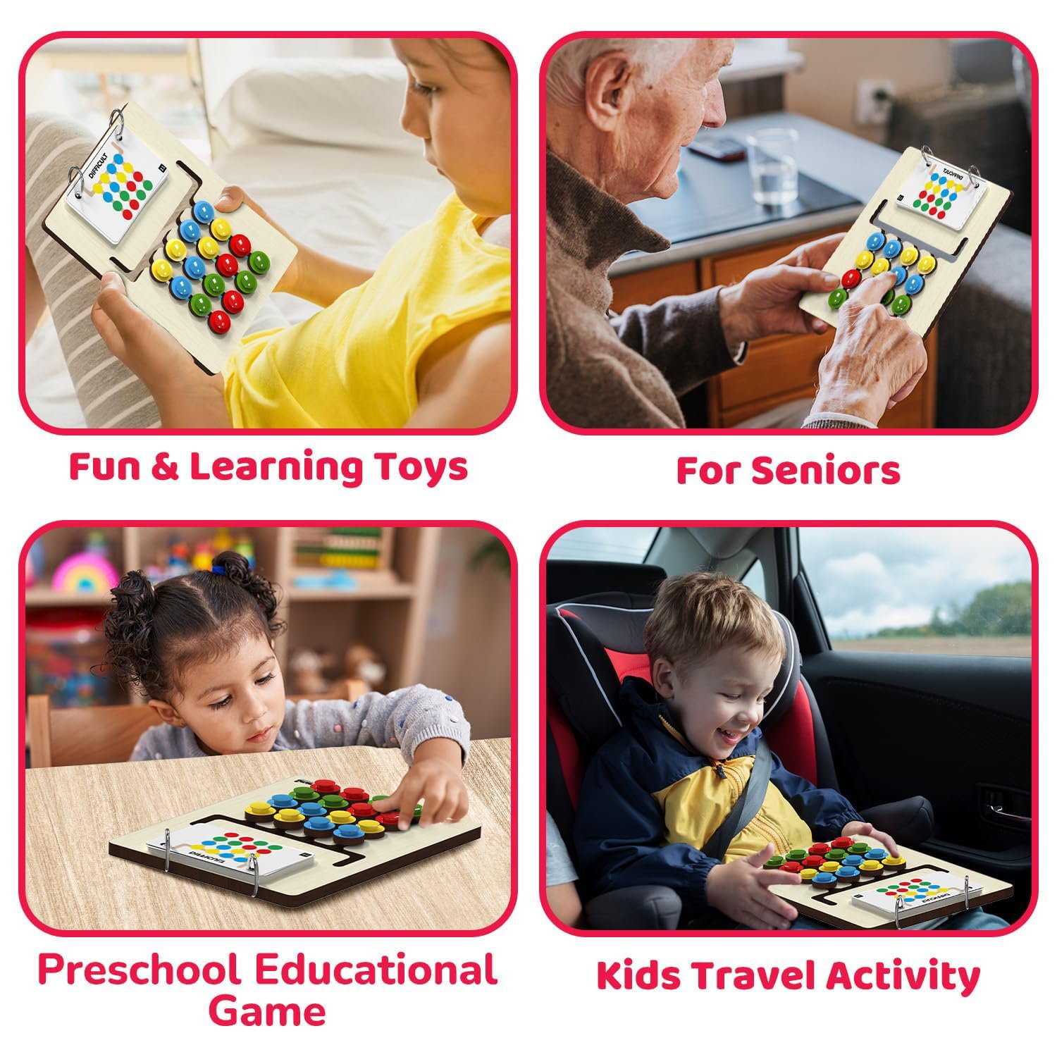  Slide Puzzle Color & Pattern  Brain Teasers Logic Game