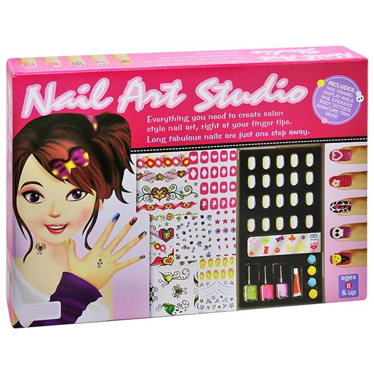 Nail Art Studio – Creative Nail Polish Kit for Girls