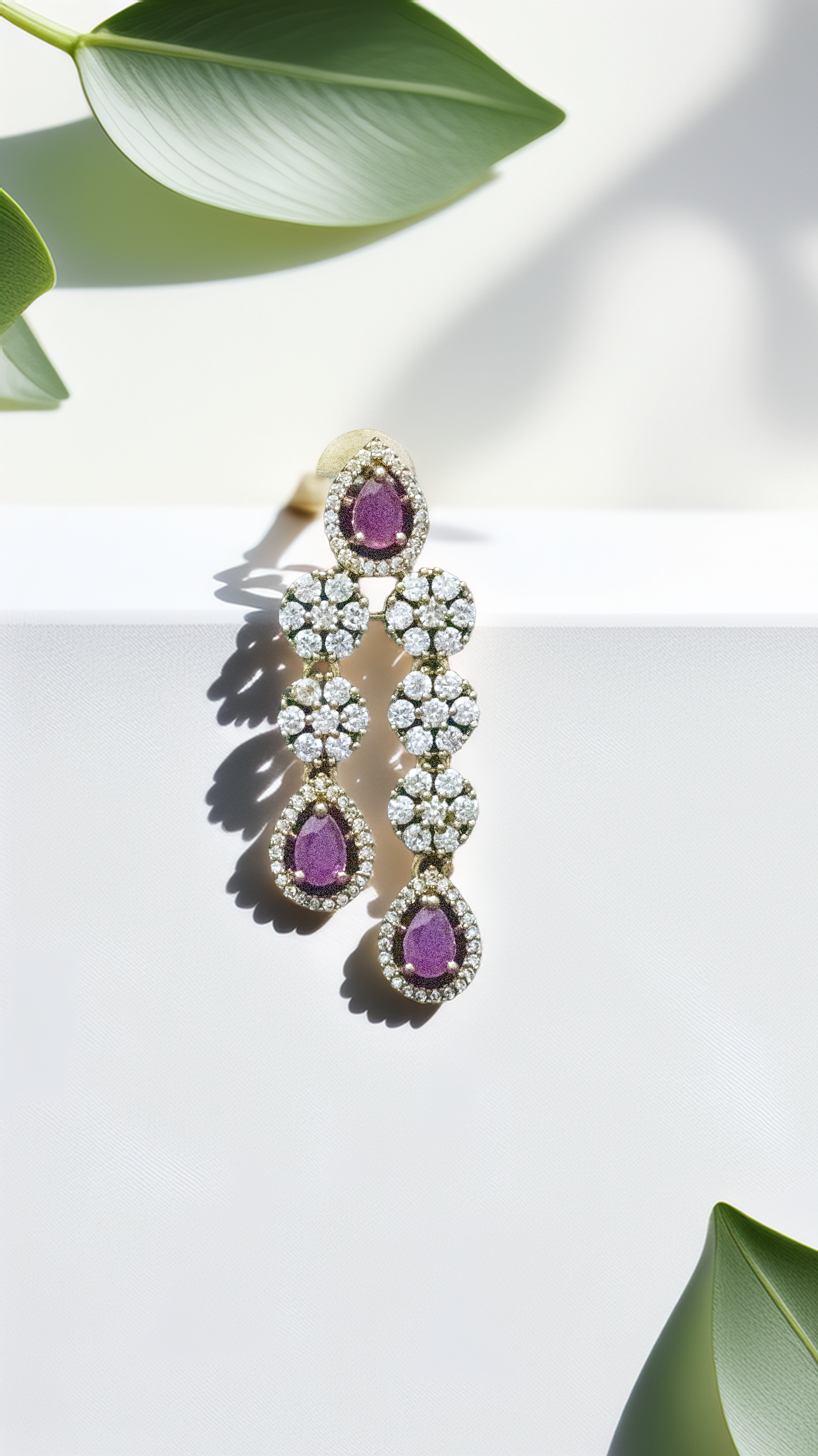 Buy Brass AD Necklace Set Online – Premium Look, Budget Price (1008)