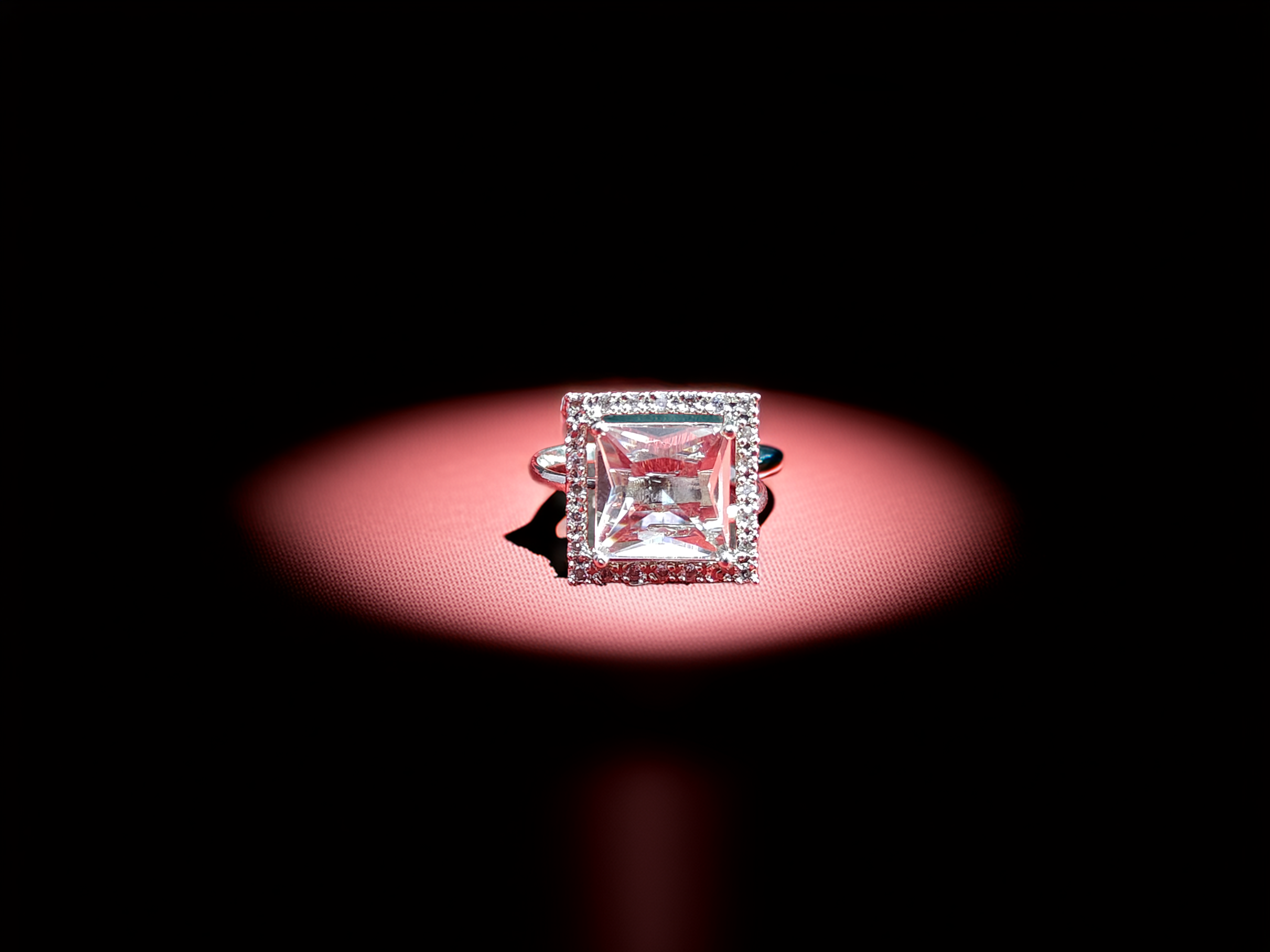 Budget-Friendly Adjustable AD Ring in Silver | Trendy Look (1046)