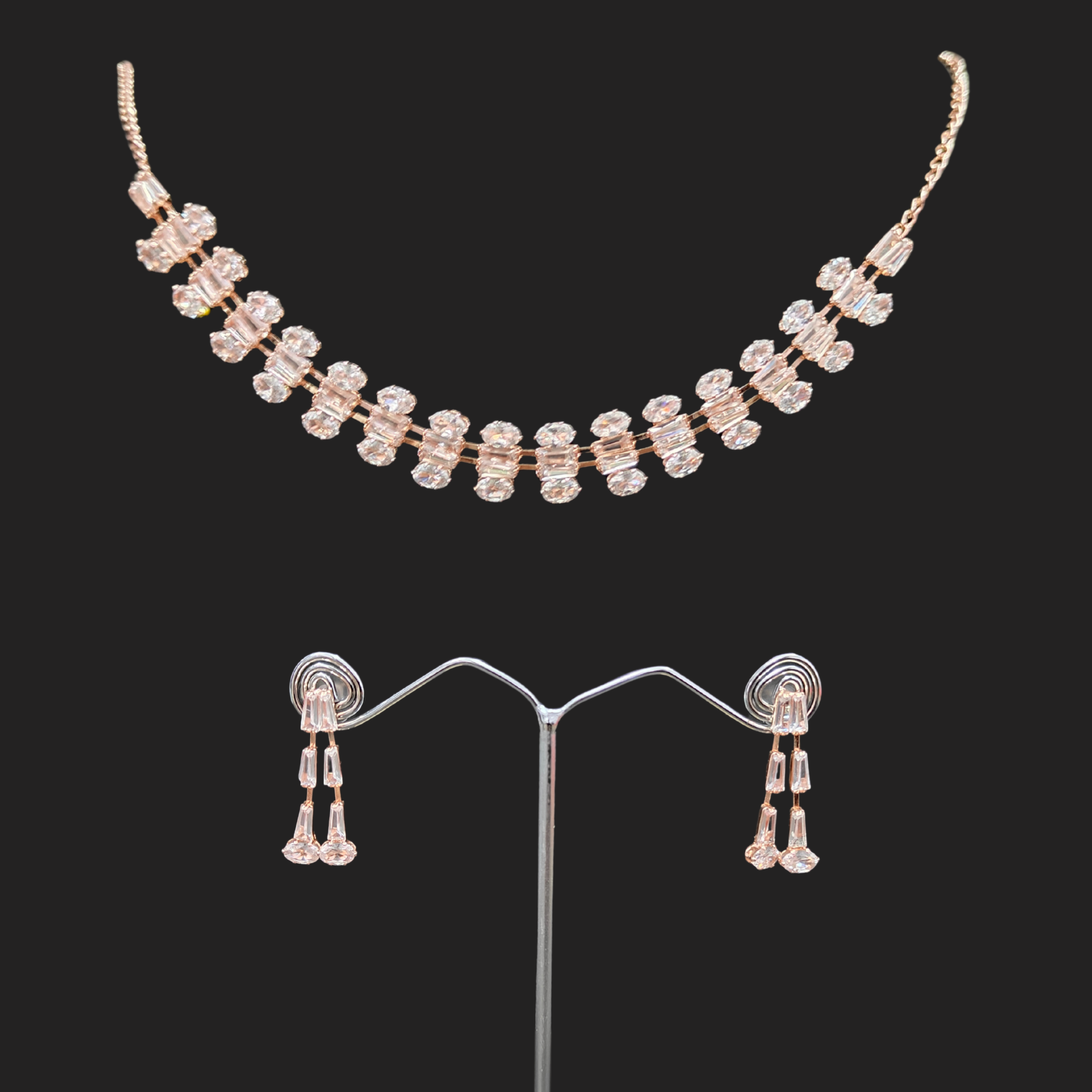 AD Necklace Set – Timeless Elegance for Every Woman (1064)
