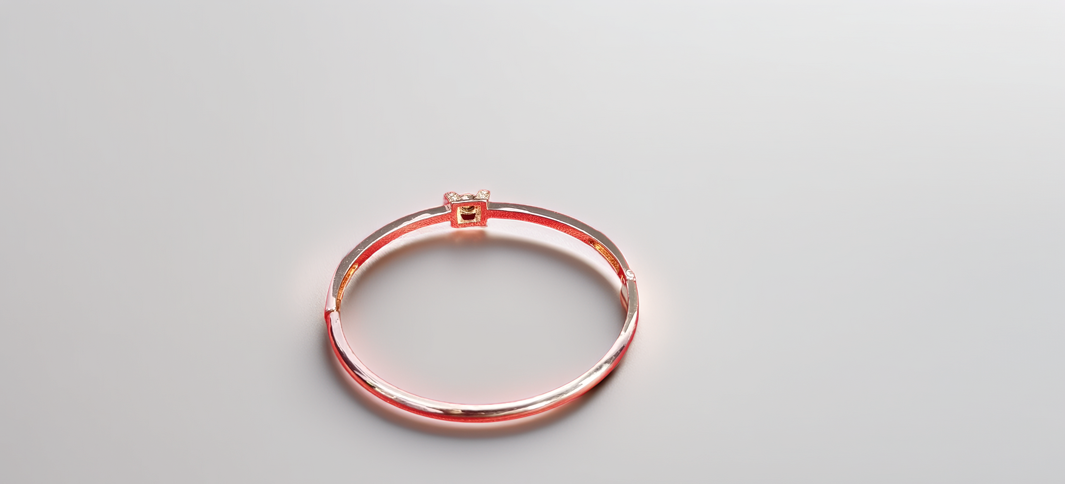 Elegant Rose Gold Diamond Bracelet (1057)