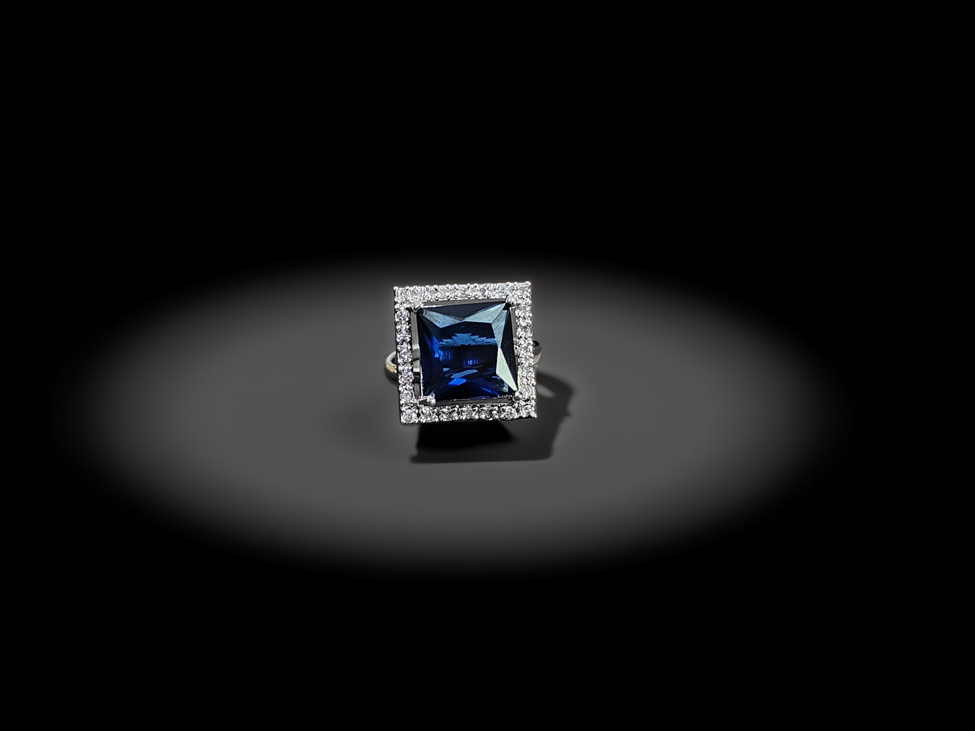 Budget-Friendly Adjustable AD Ring in Silver | Trendy Look (1046)