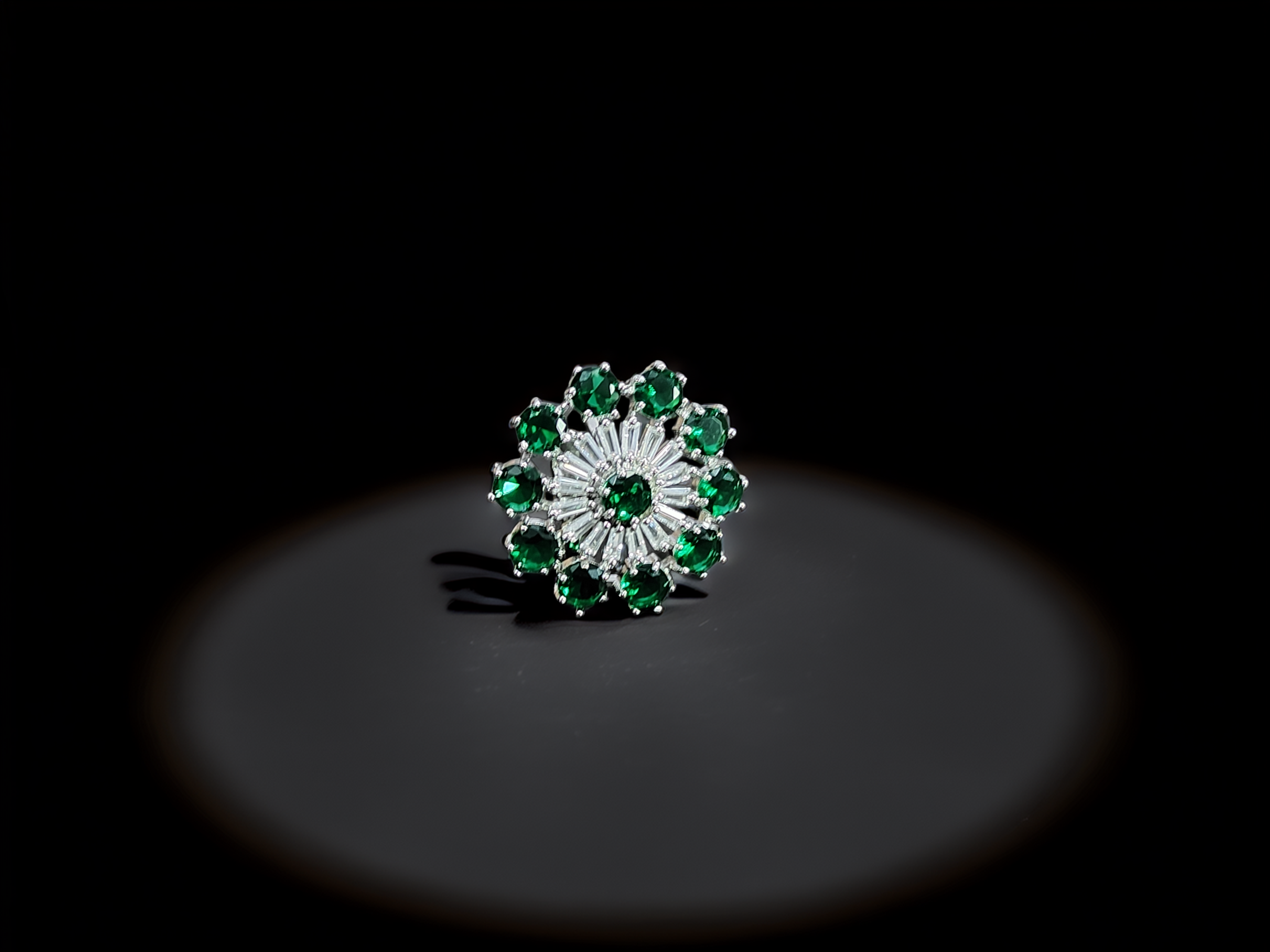 Budget-Friendly Adjustable AD Ring in Silver | Trendy Look (1043)