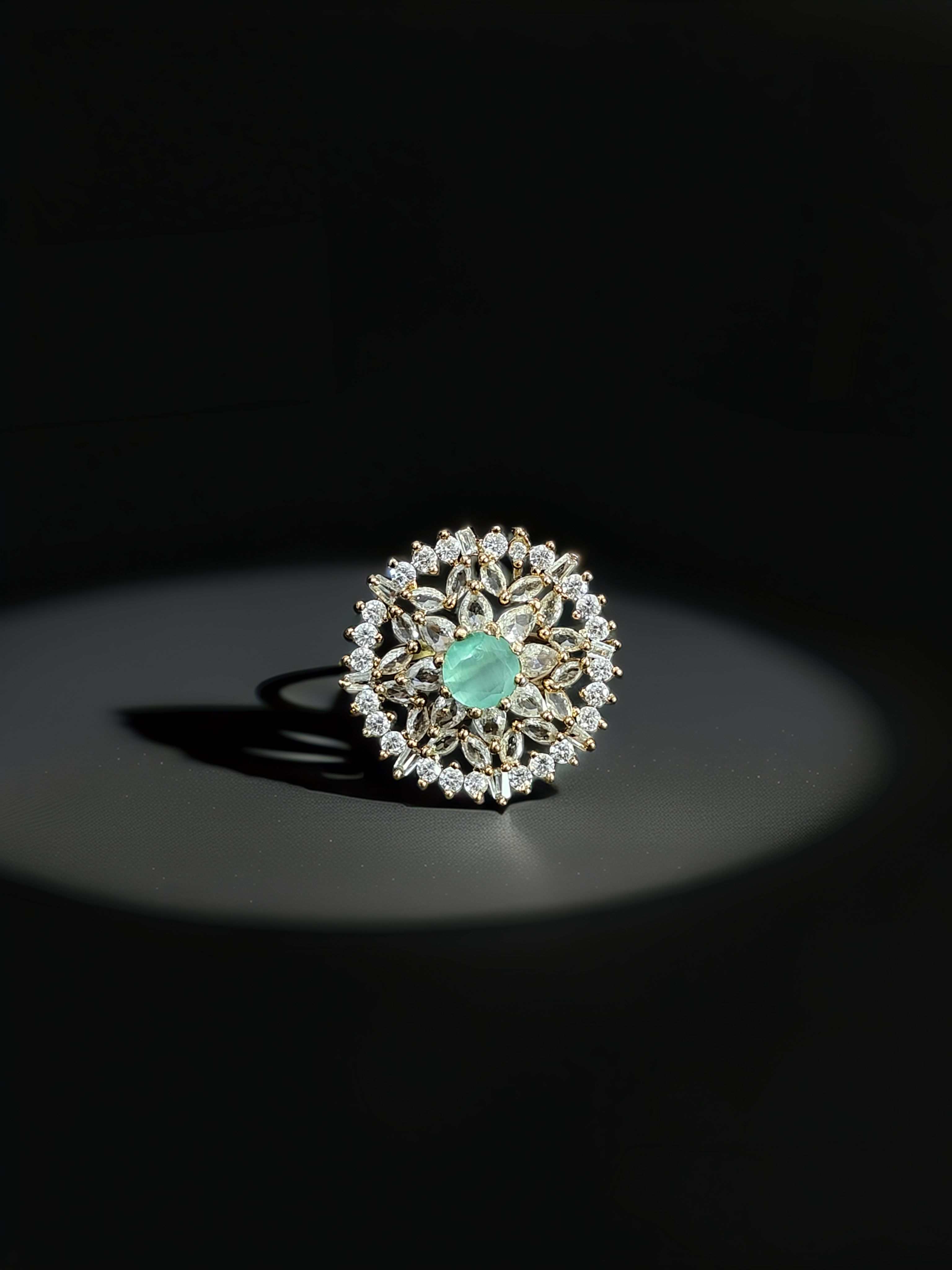 Trendy AD Ring for Girls | Stylish American Diamond (1048)