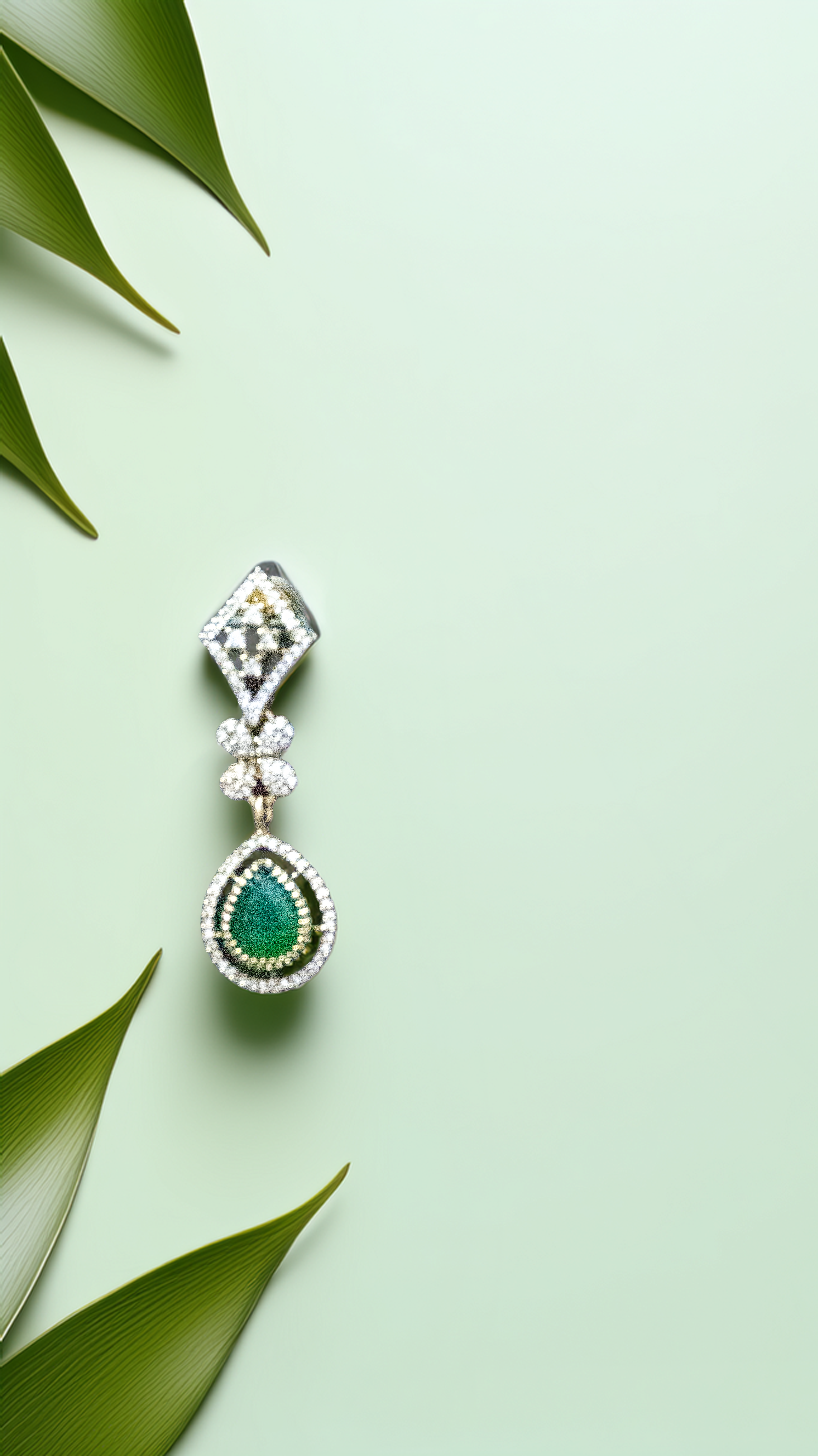 Latest Brass AD Necklace Set Designs – 2025 Collection (1031)