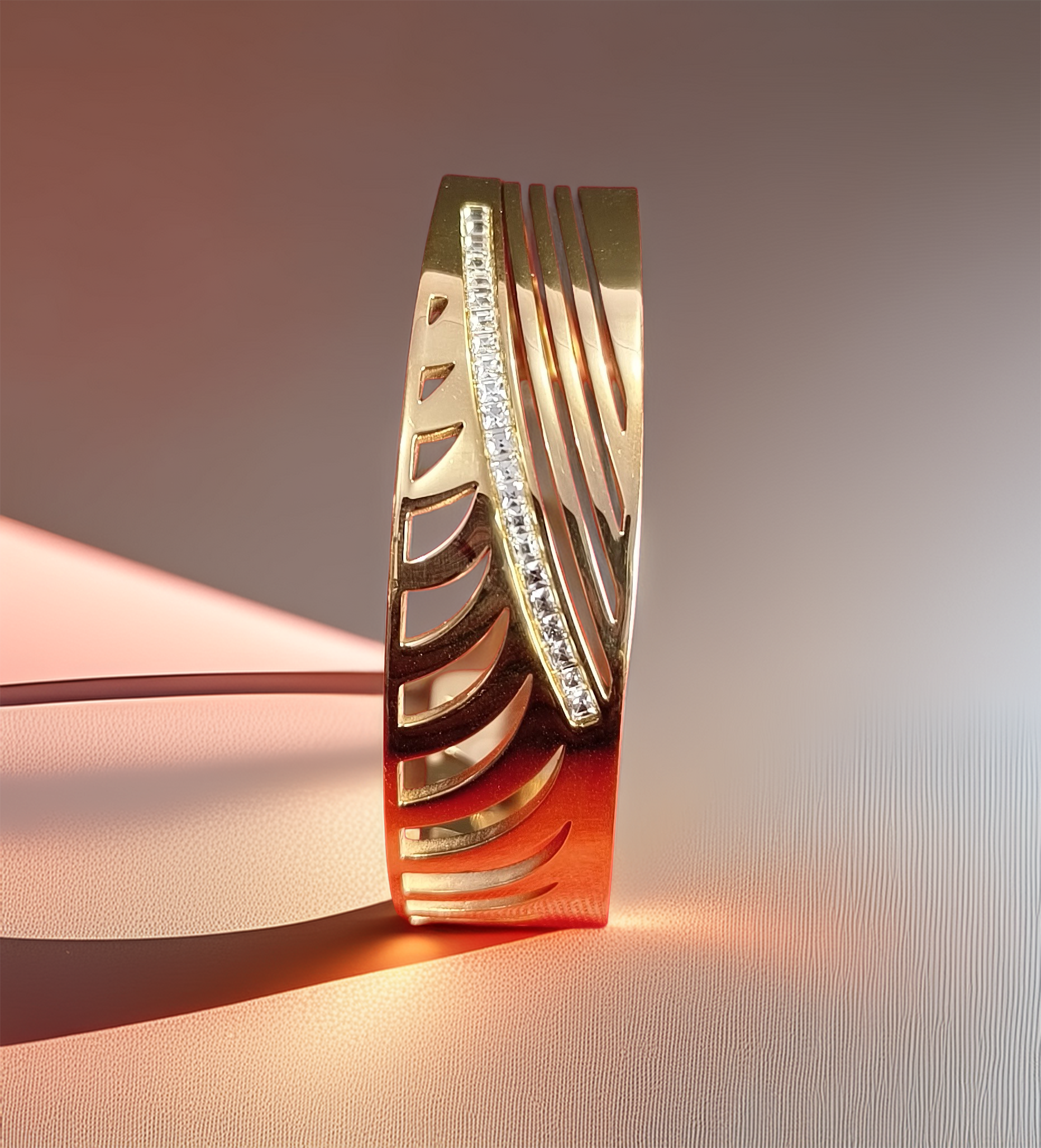 Elegant Golden Bracelet for Girls (1058)