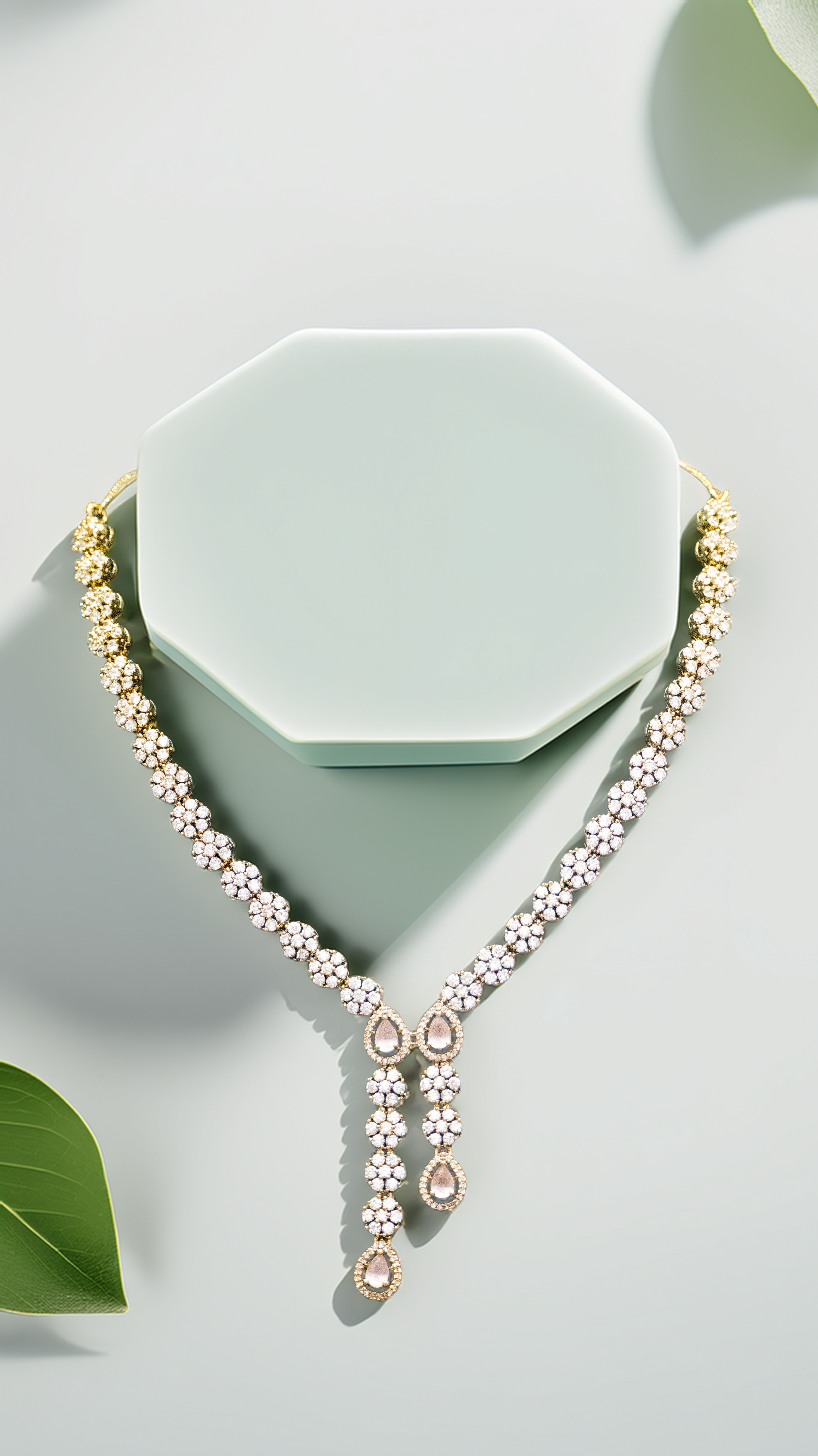 Buy Brass AD Necklace Set Online – Premium Look, Budget Price