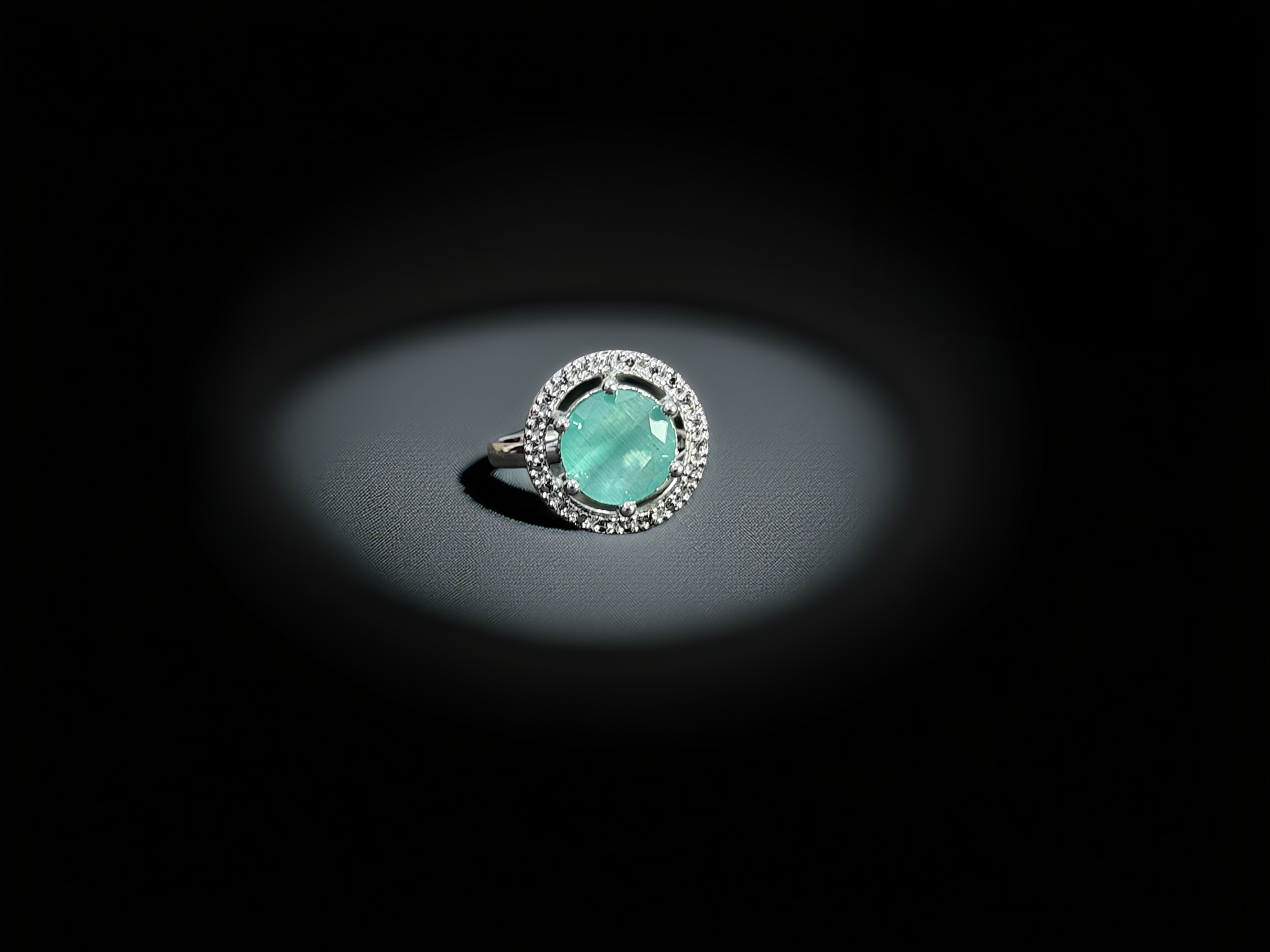 Elegant Simple & Sleek Adjustable Silver AD Ring | Daily Wear Style (1033)