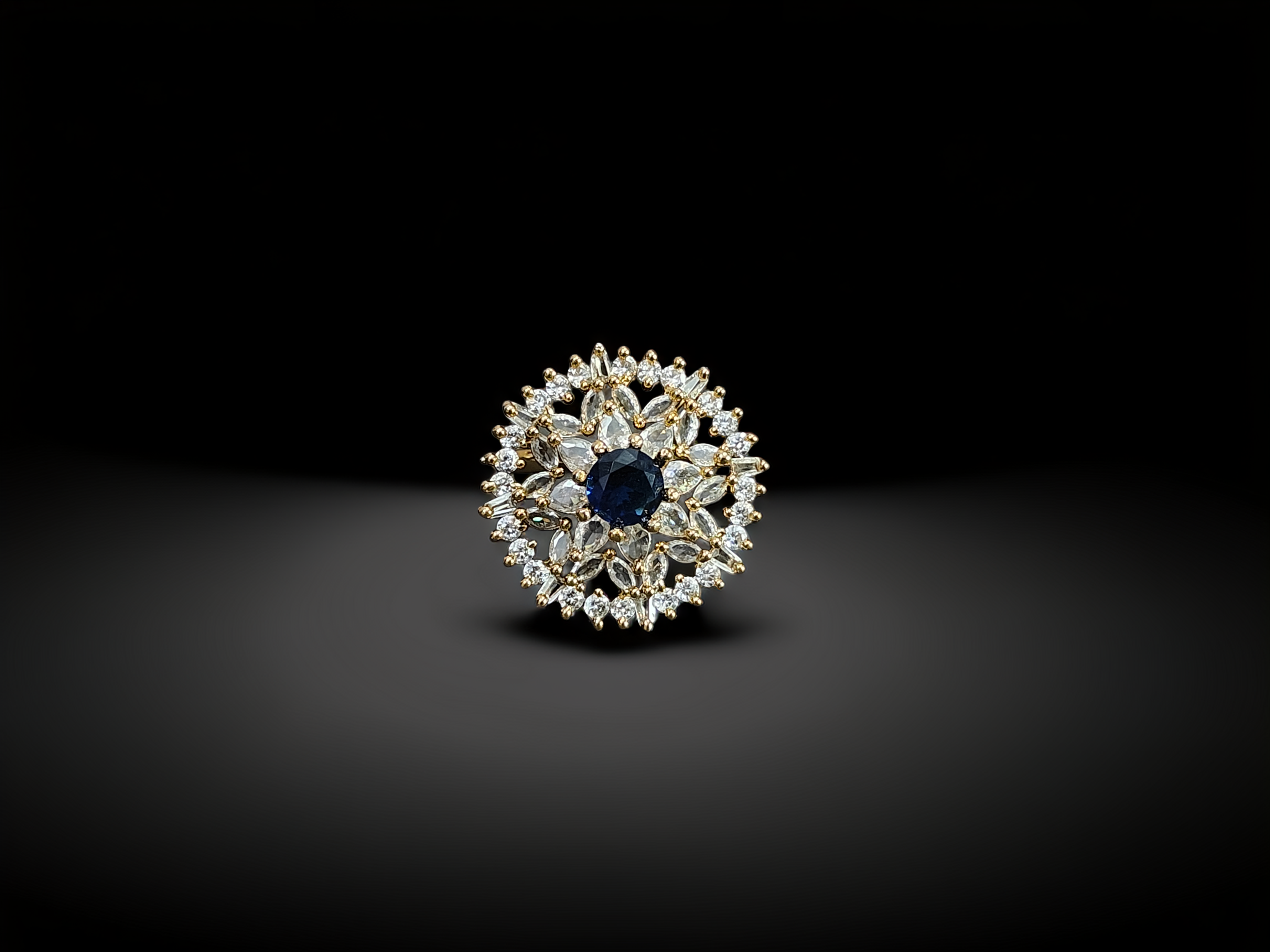 Trendy AD Ring for Girls | Stylish American Diamond (1048)