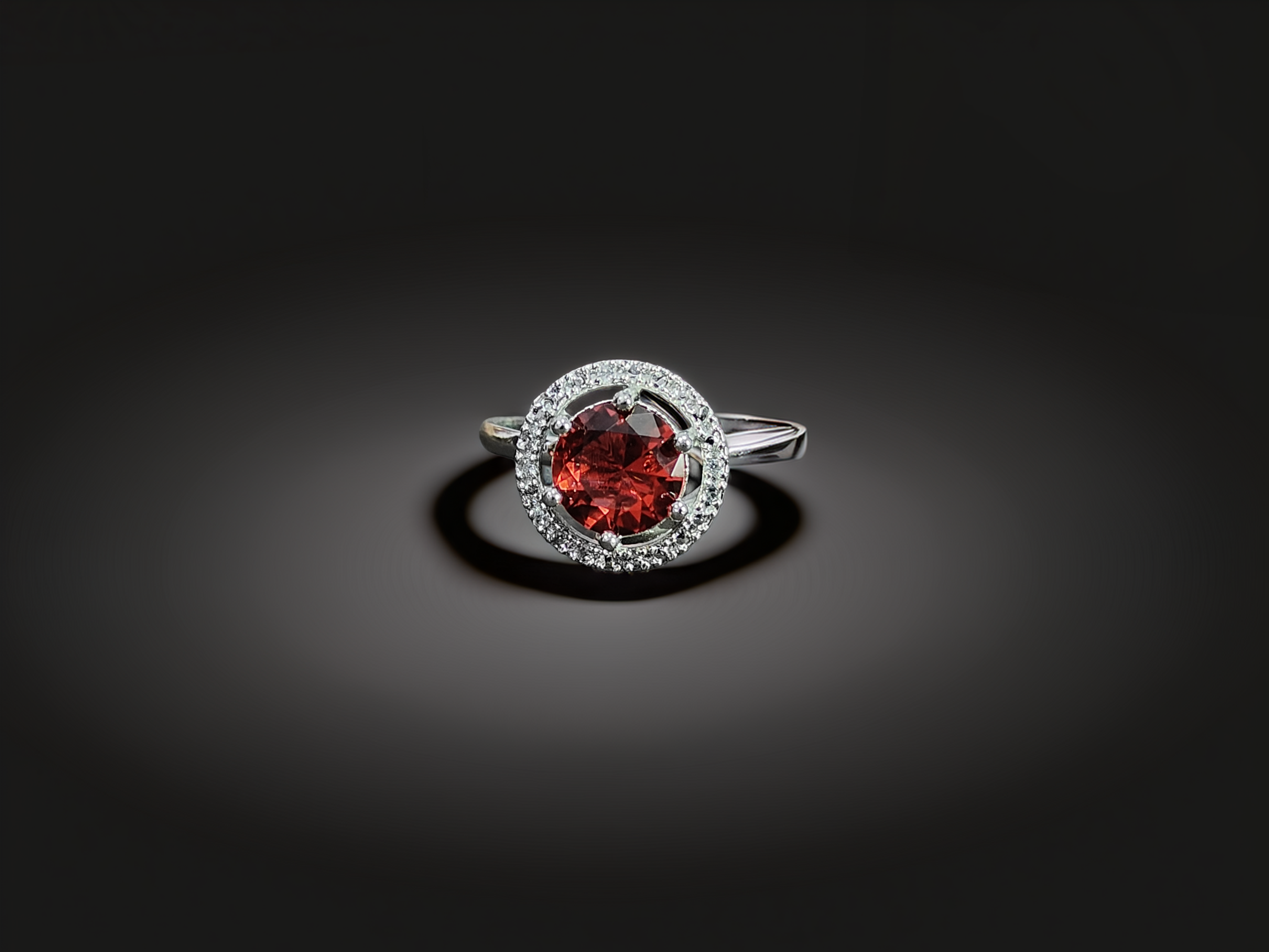 Elegant Simple & Sleek Adjustable Silver AD Ring | Daily Wear Style (1033)