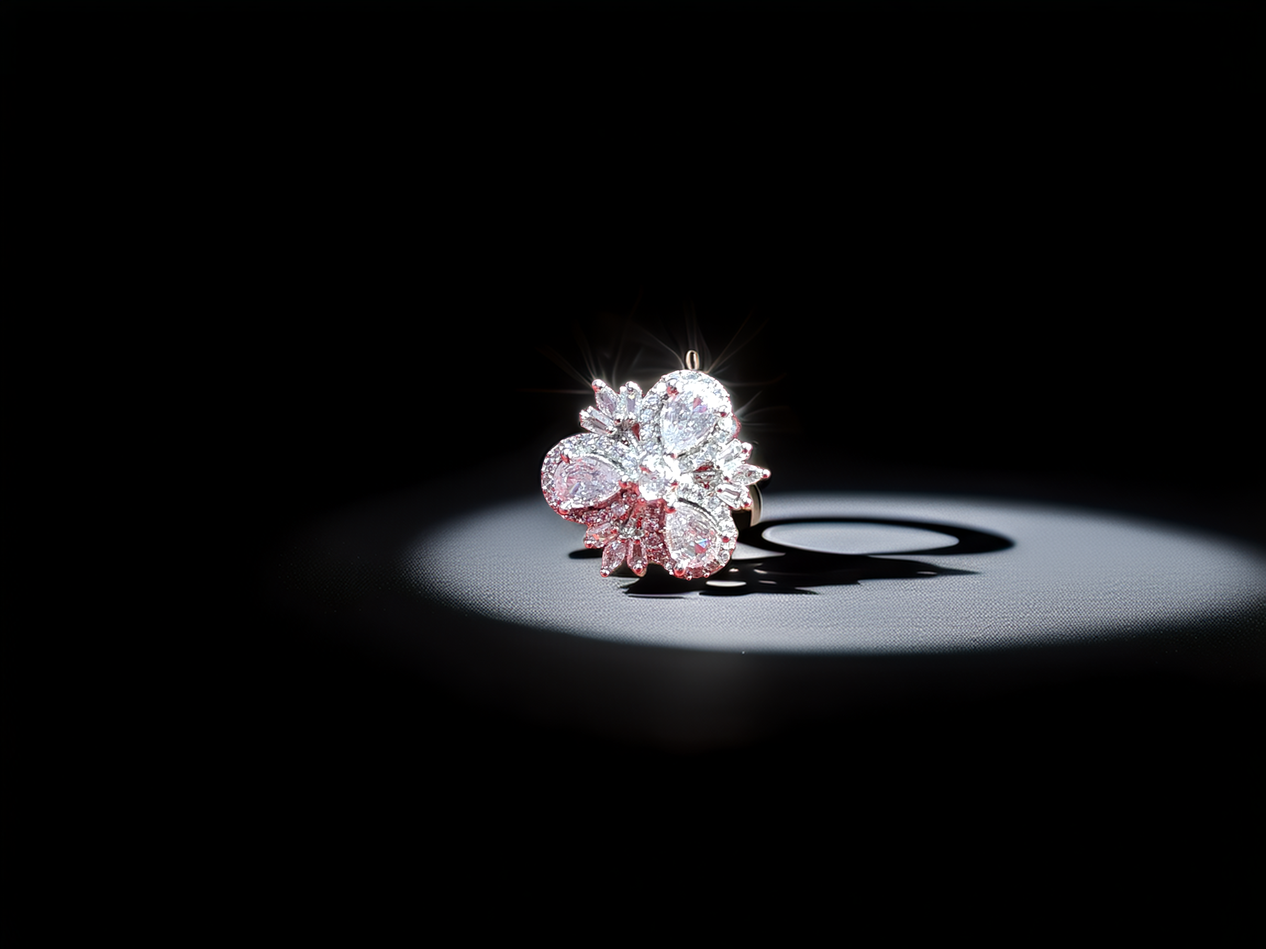 Elegant Diamond Cluster Ring (1036)