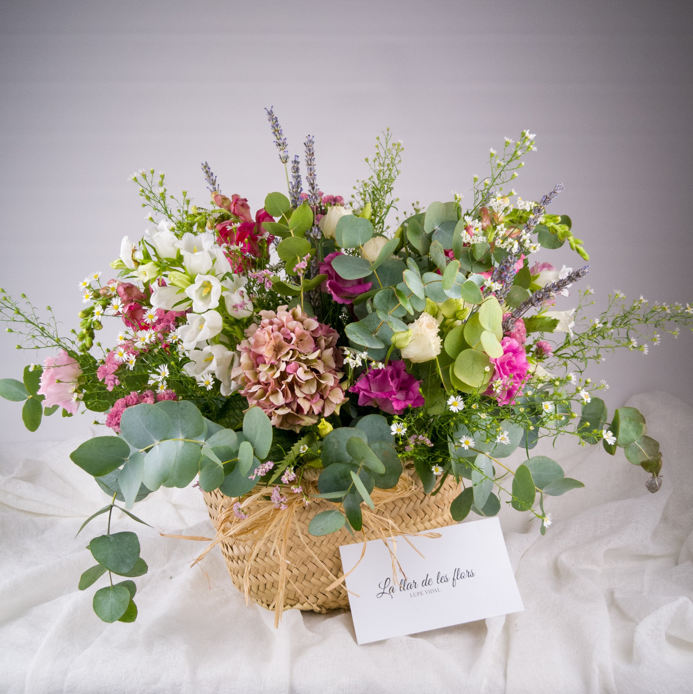 Cestos Artesanales variados de flor