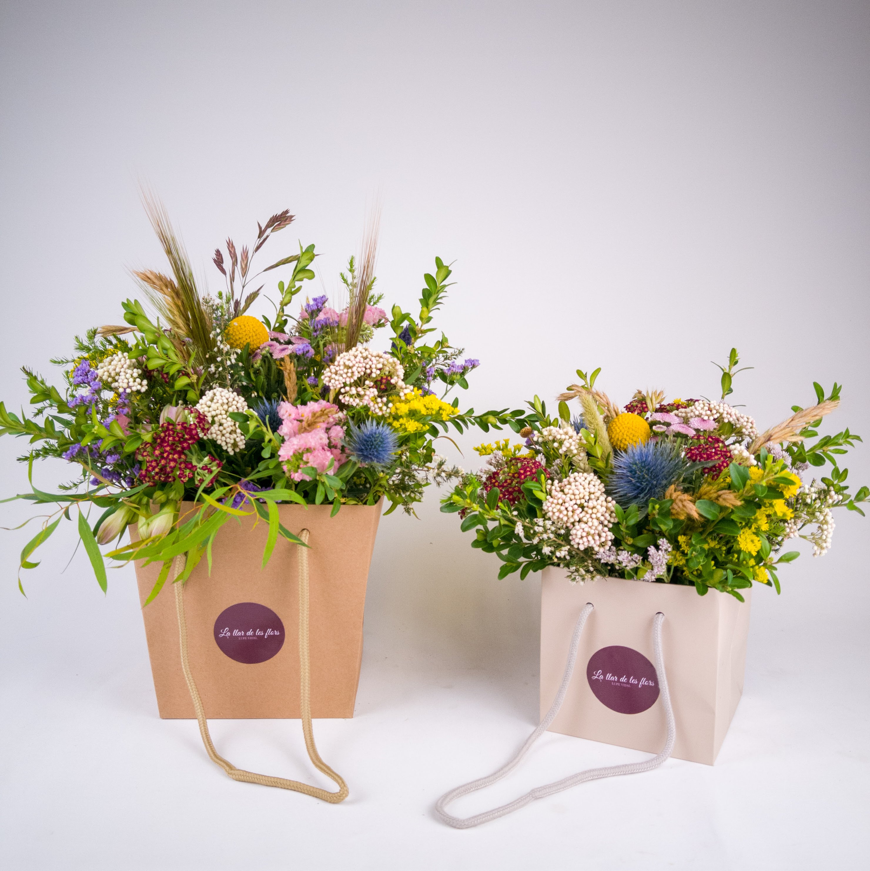 Cestos Artesanales variados de flor
