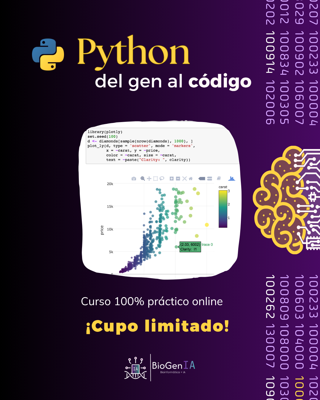 GRABACIÓN: Python para bioinformática