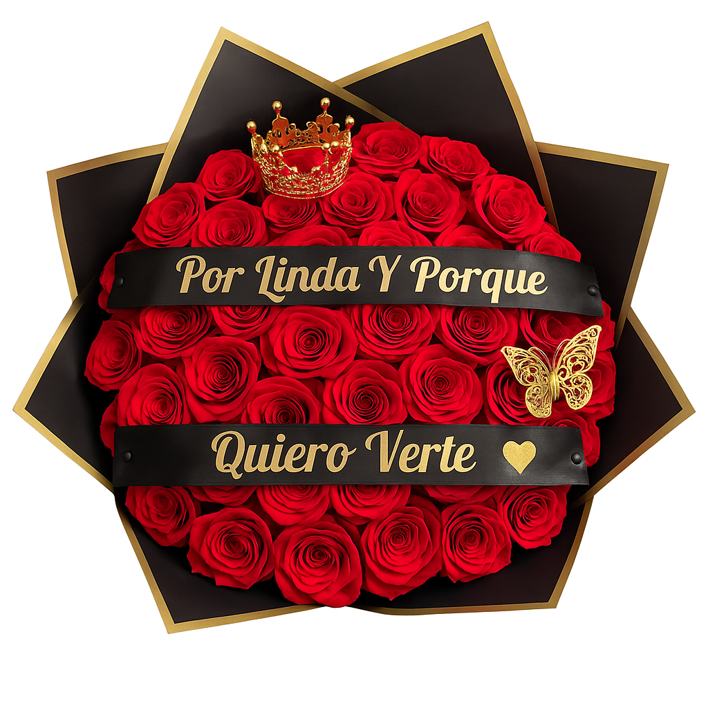 50 Luxury Roses. Custom Grand Bouquet with Hand Delivery