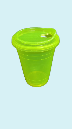 Vaso con tapa para bebidas frias