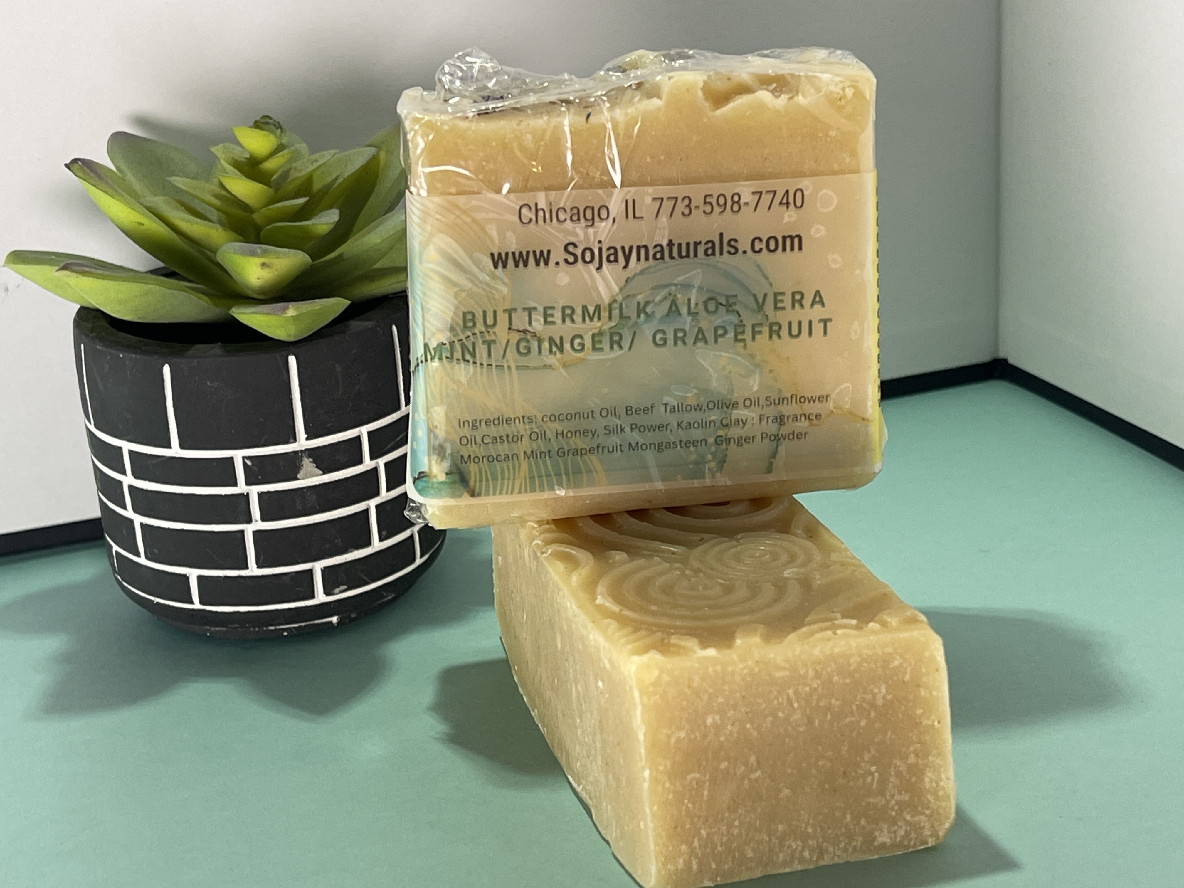 Natural Plant-Based Soap Collection