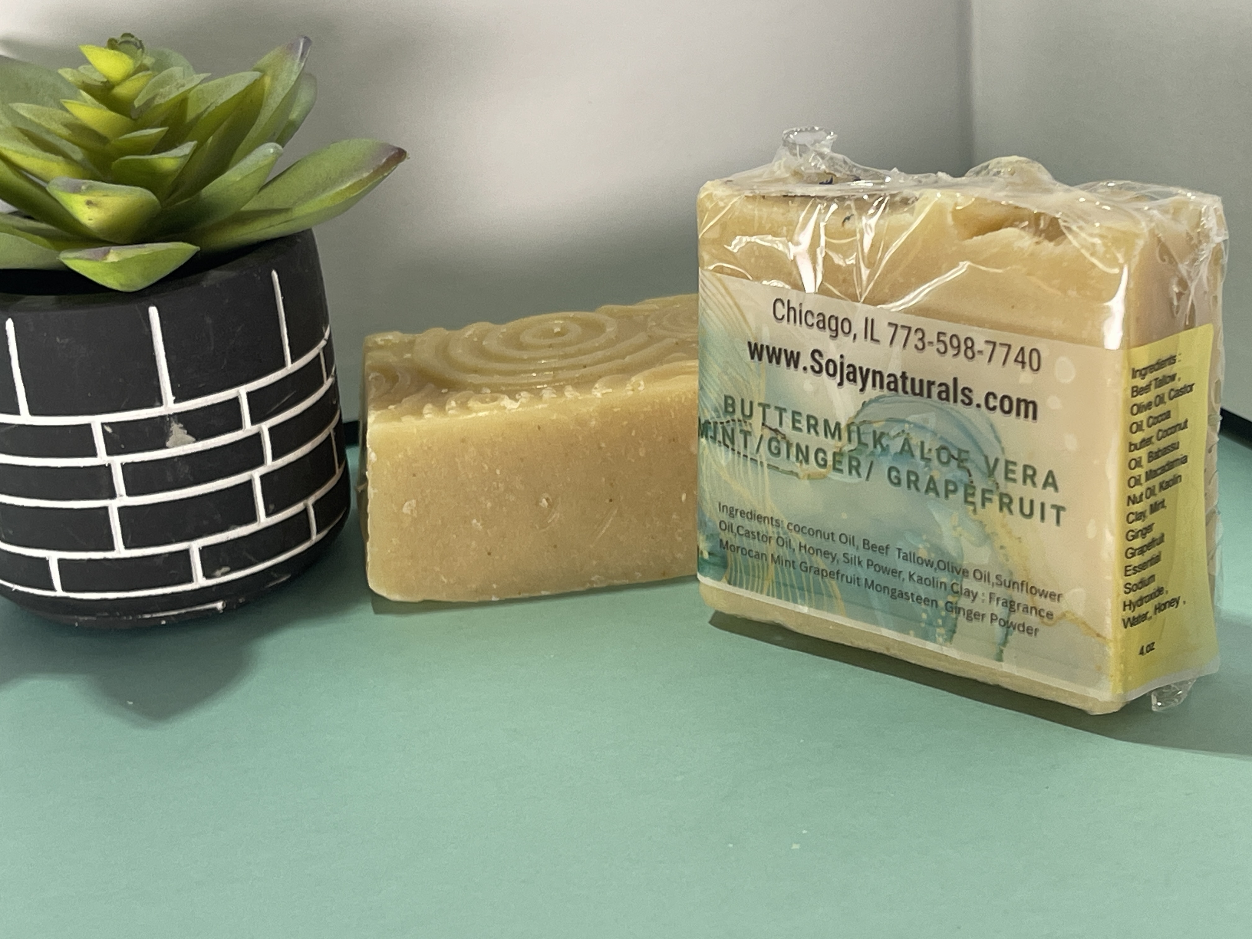 Natural Plant-Based Soap Collection
