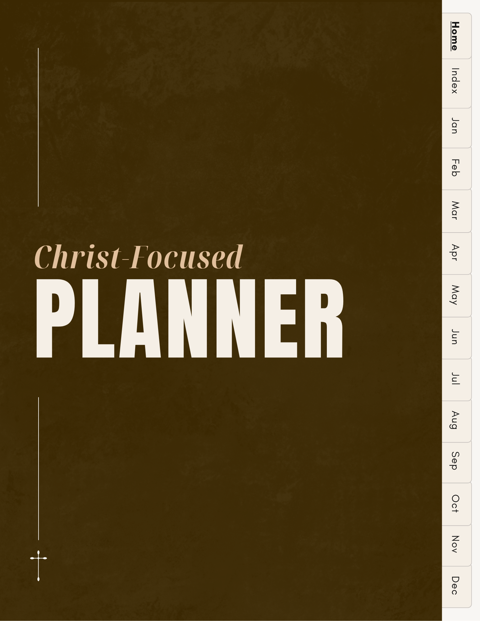 Christ-Focused Digital Planner (Brown)