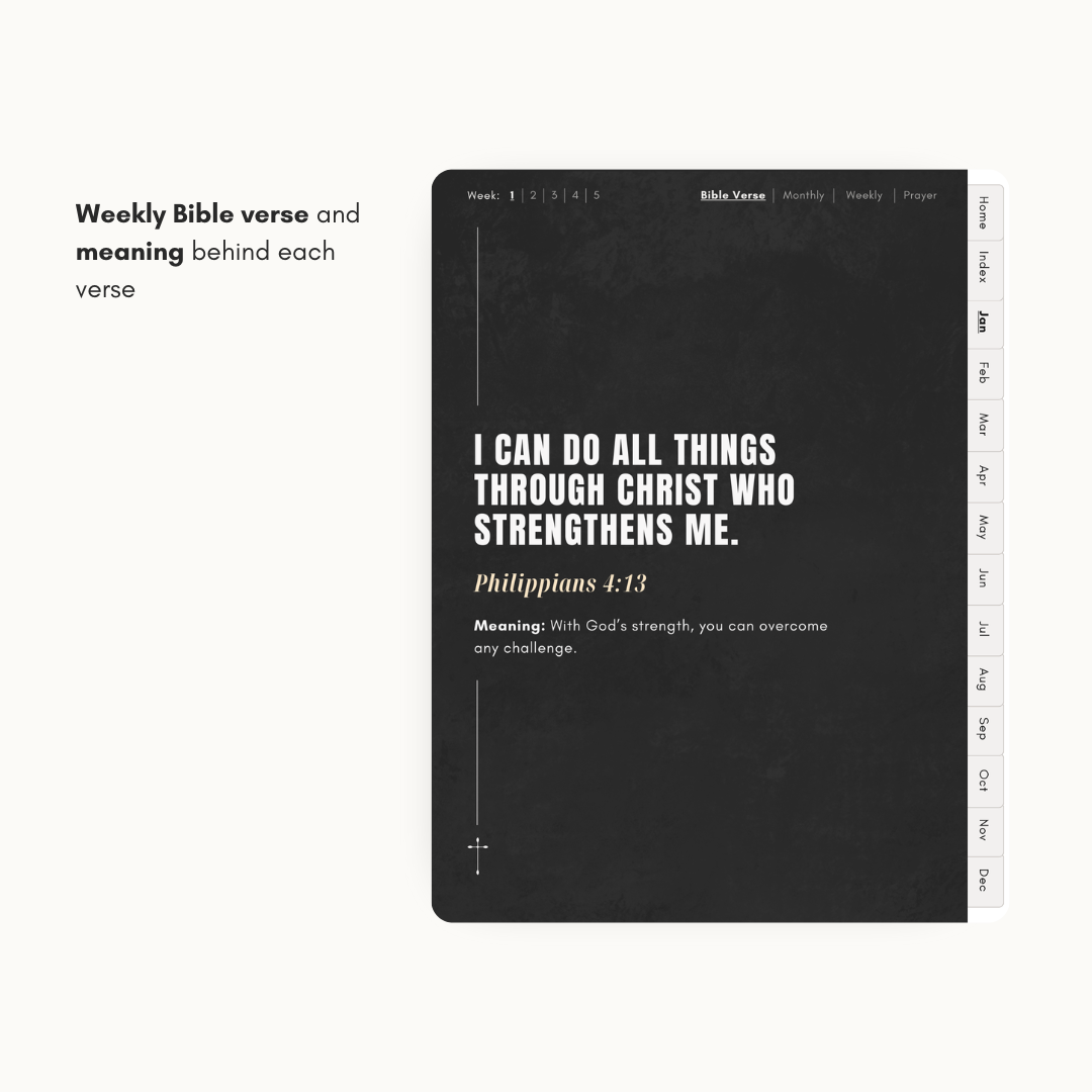 Christ-Focused Digital Planner (Black)
