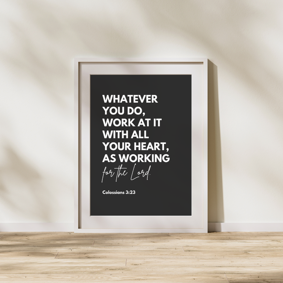 Bible Verse Wall Art Prints: Christian Scripture Quotes (Digital Download)