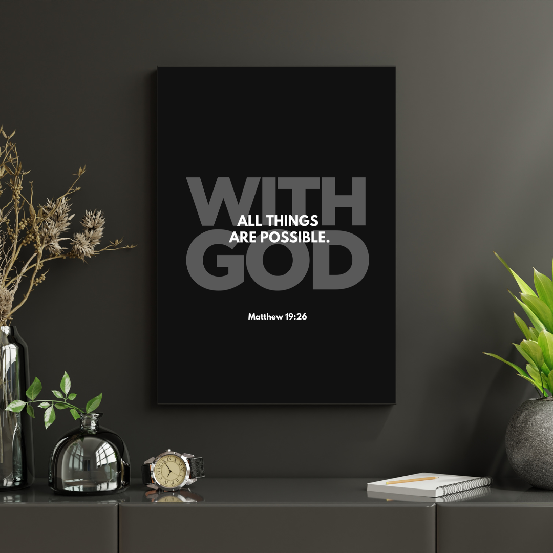 Bible Verse Wall Art Prints: Christian Scripture Quotes (Digital Download)