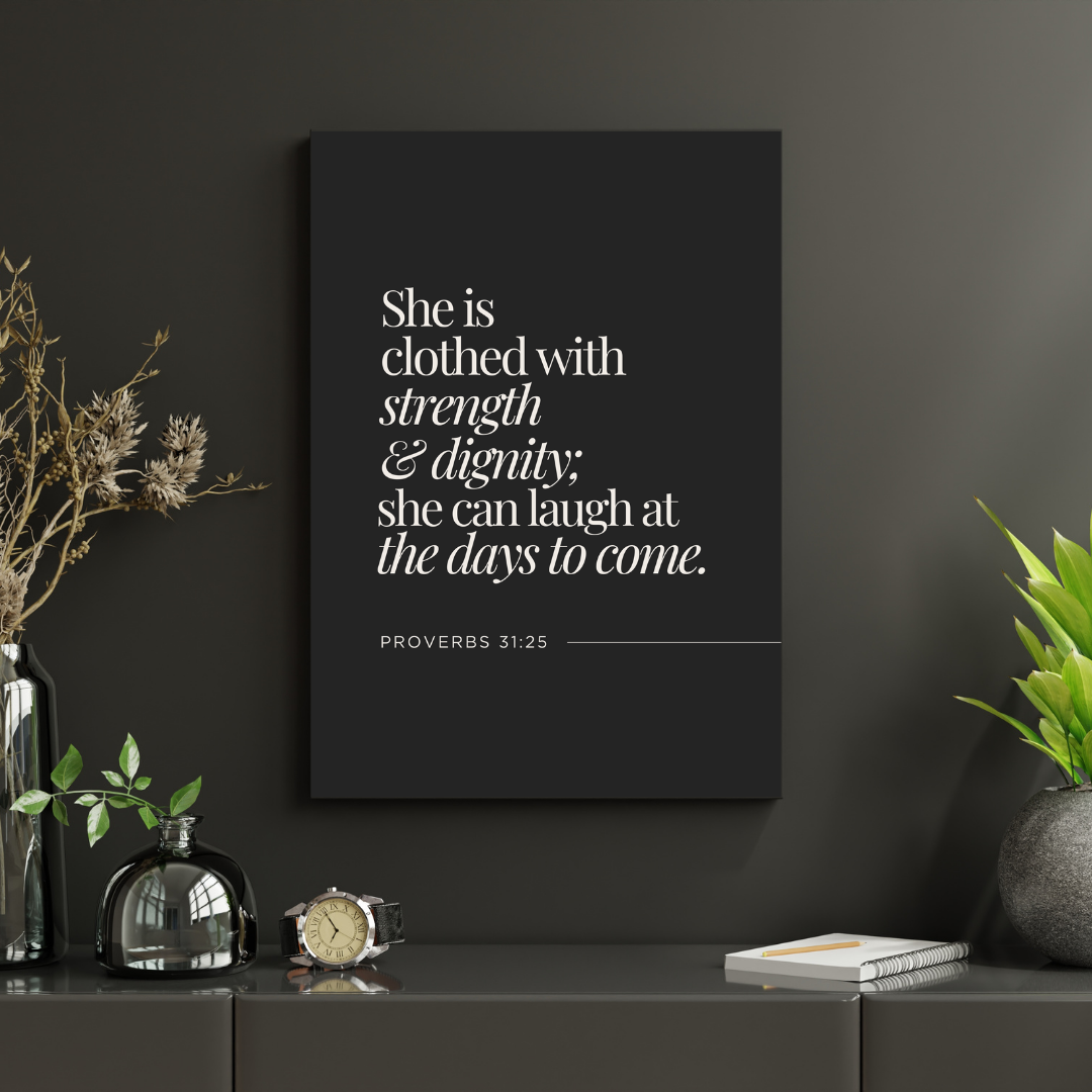 Women's Bible Verse Wall Art: Proverbs & Psalms (Digital Download)