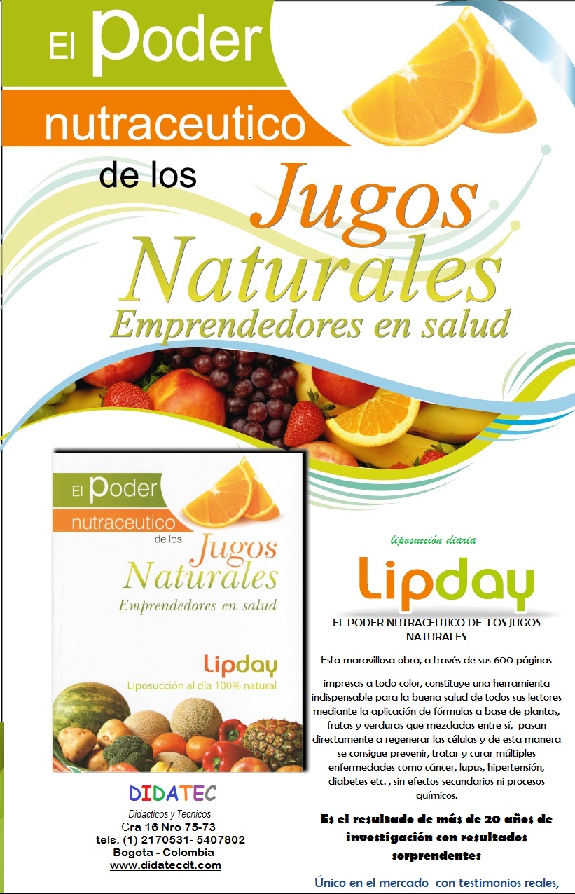 Libro: EL PODER NUTRACEUTICO DE LOS JUGOS NATURALES