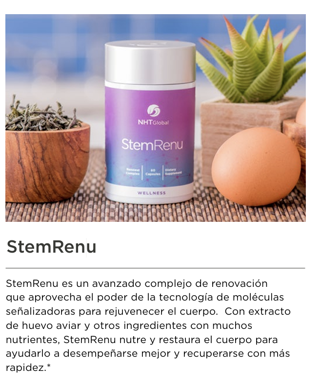StemRenu (Potente activador de celulas madre adultas) 