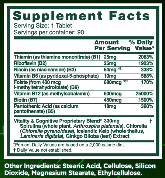 Ultra B Complex de liberación prolongada